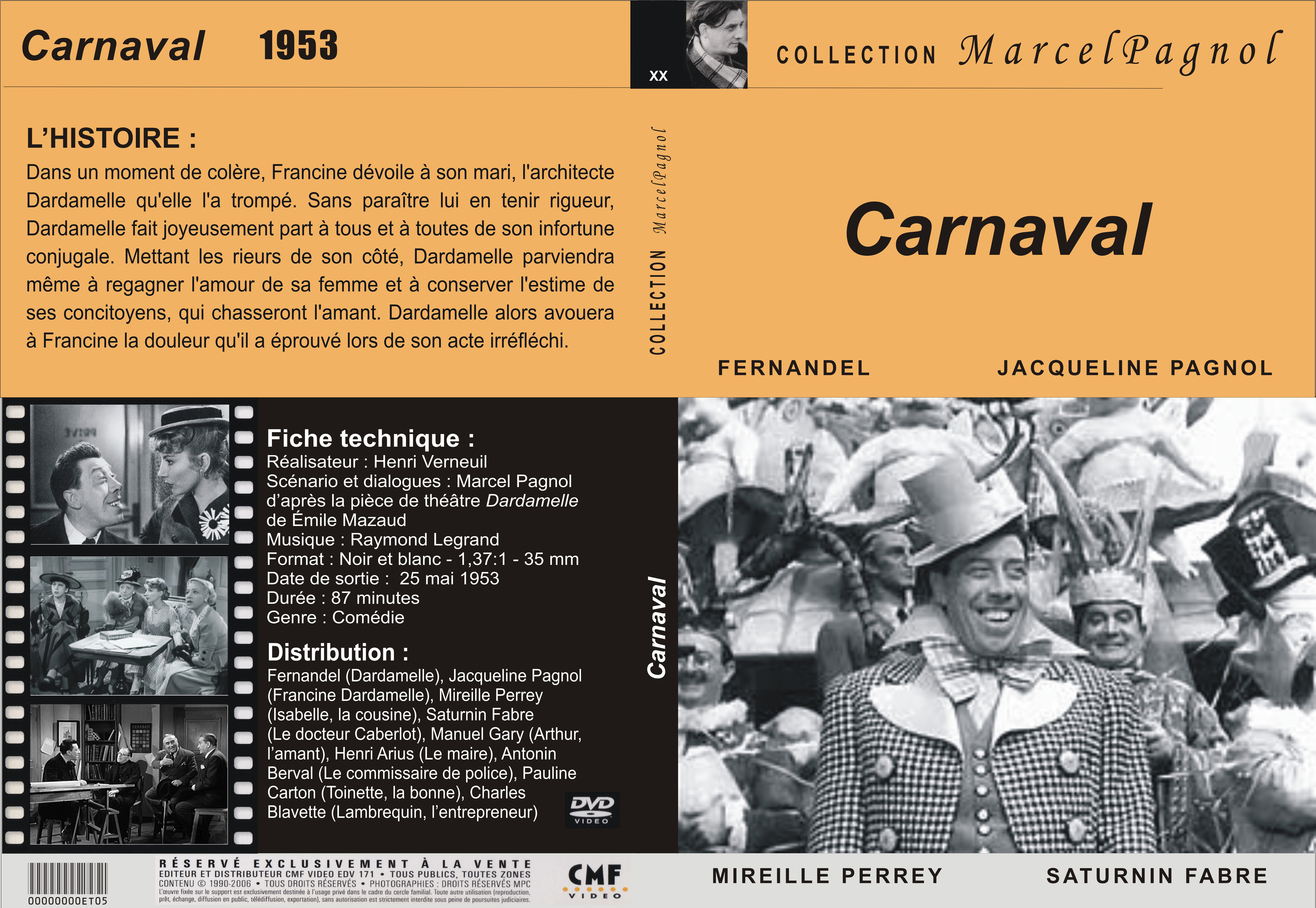 Jaquette DVD Carnaval custom