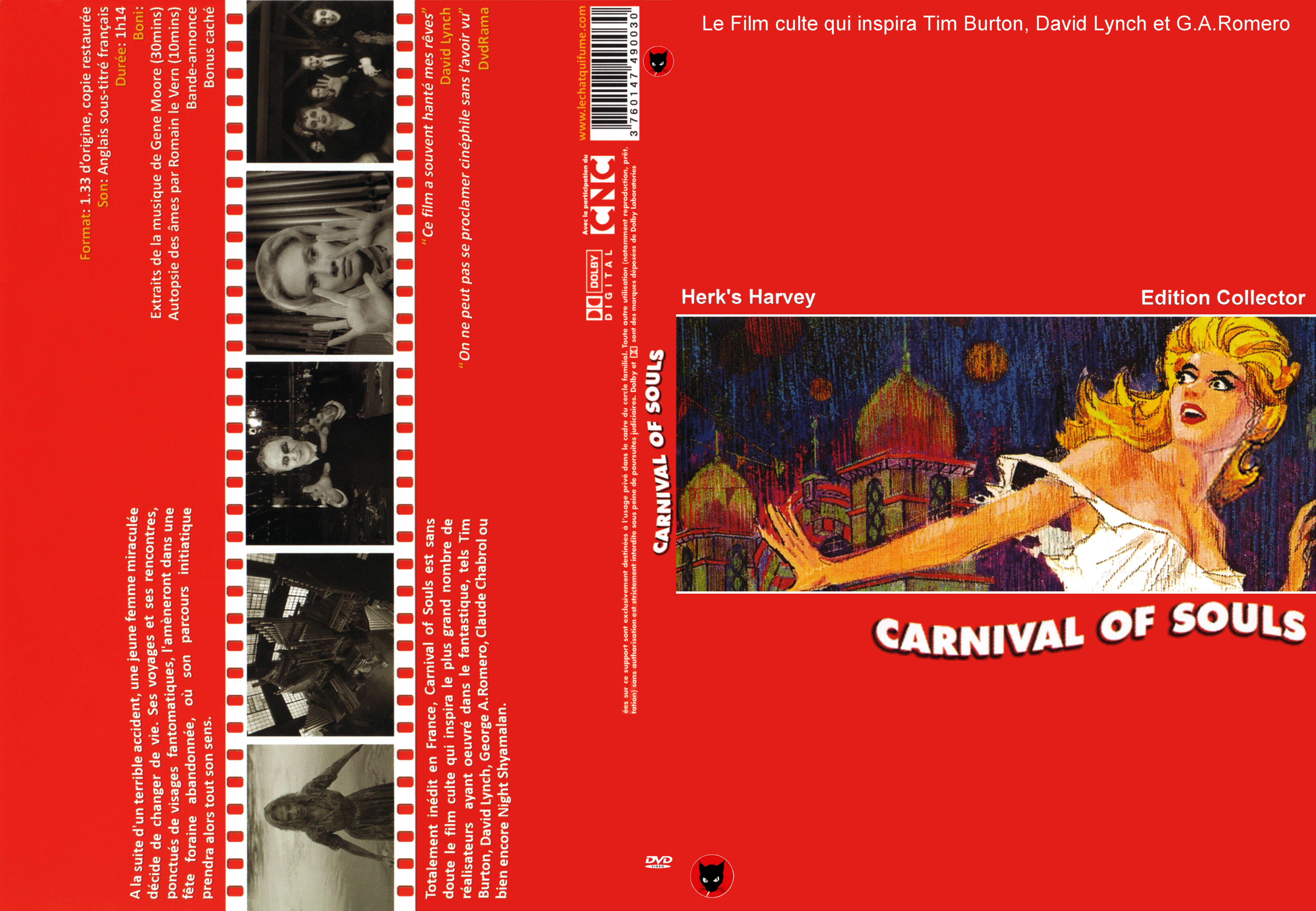 Jaquette DVD Carnival of souls