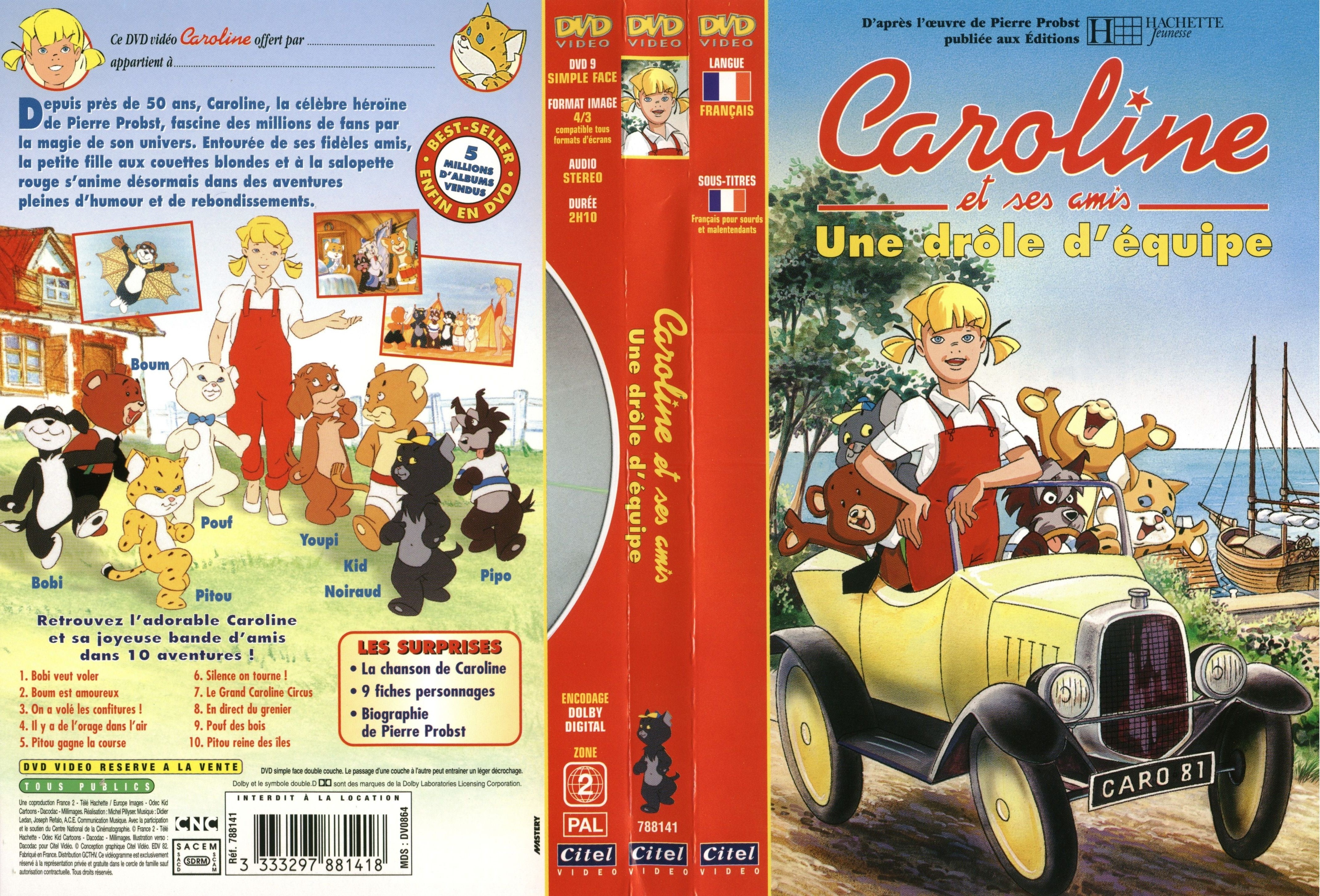 Jaquette DVD Caroline et ses amis une drole d