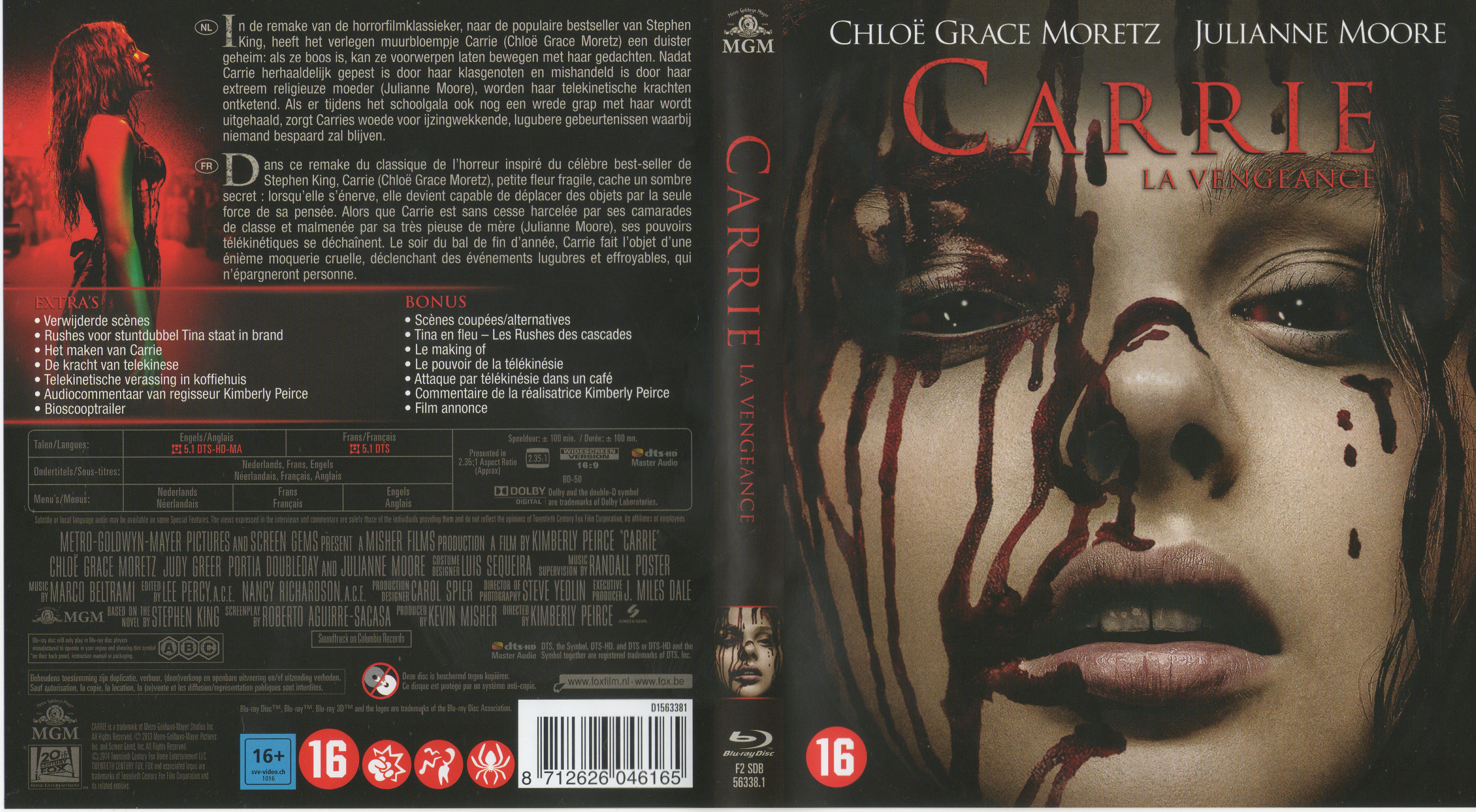 Jaquette DVD Carrie, la vengeance (BLU-RAY)