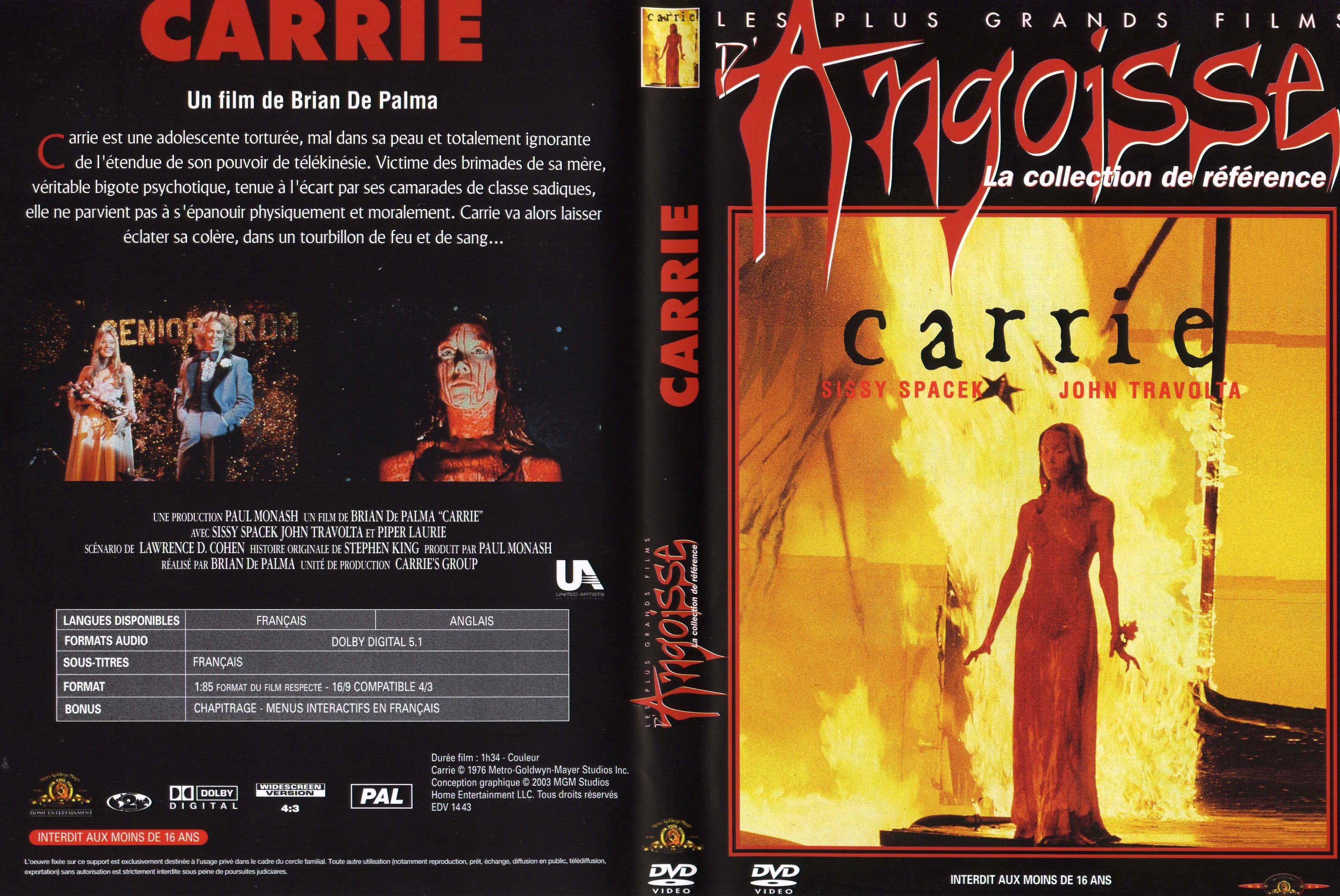 Jaquette DVD Carrie