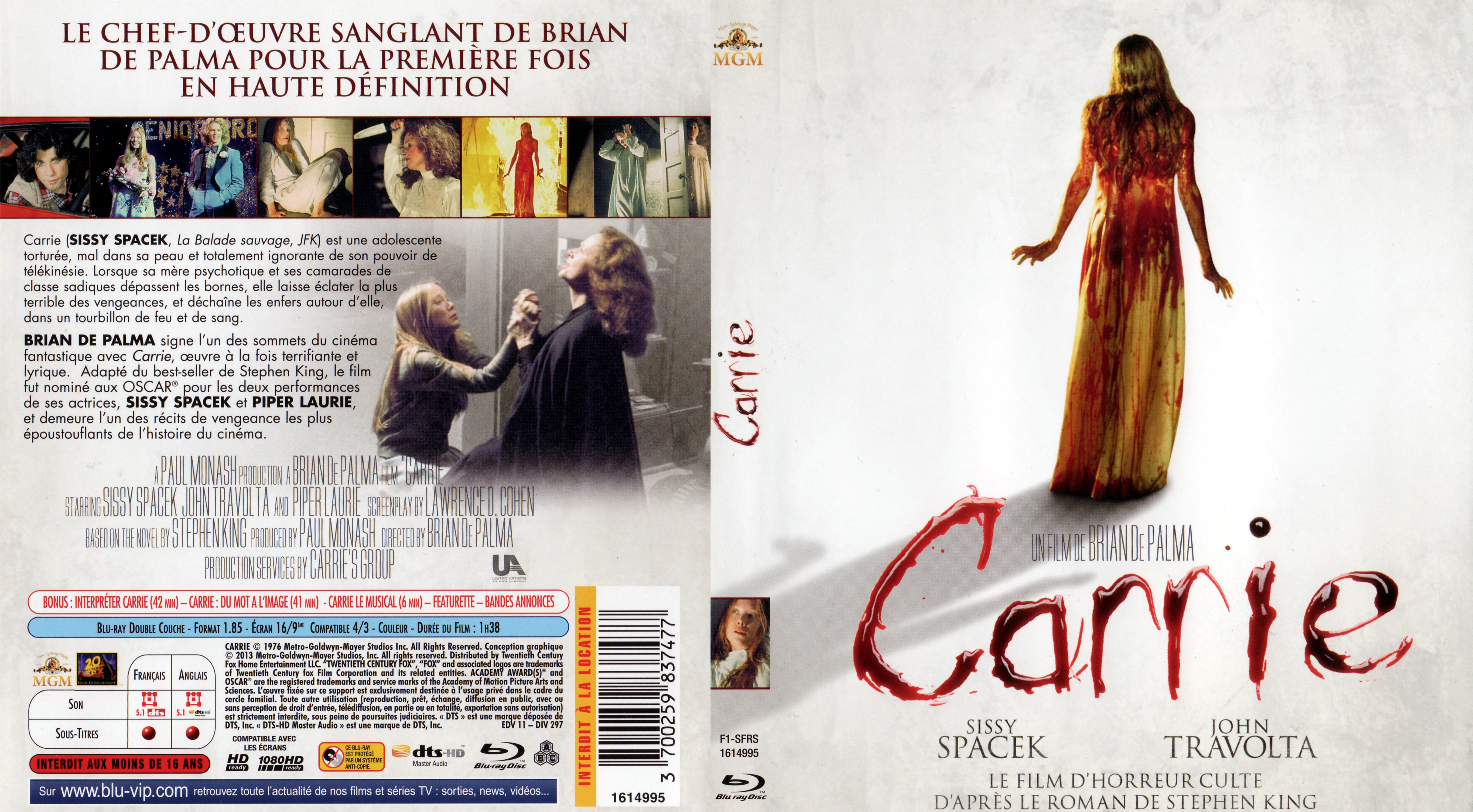 Jaquette DVD Carrie (BLU-RAY)
