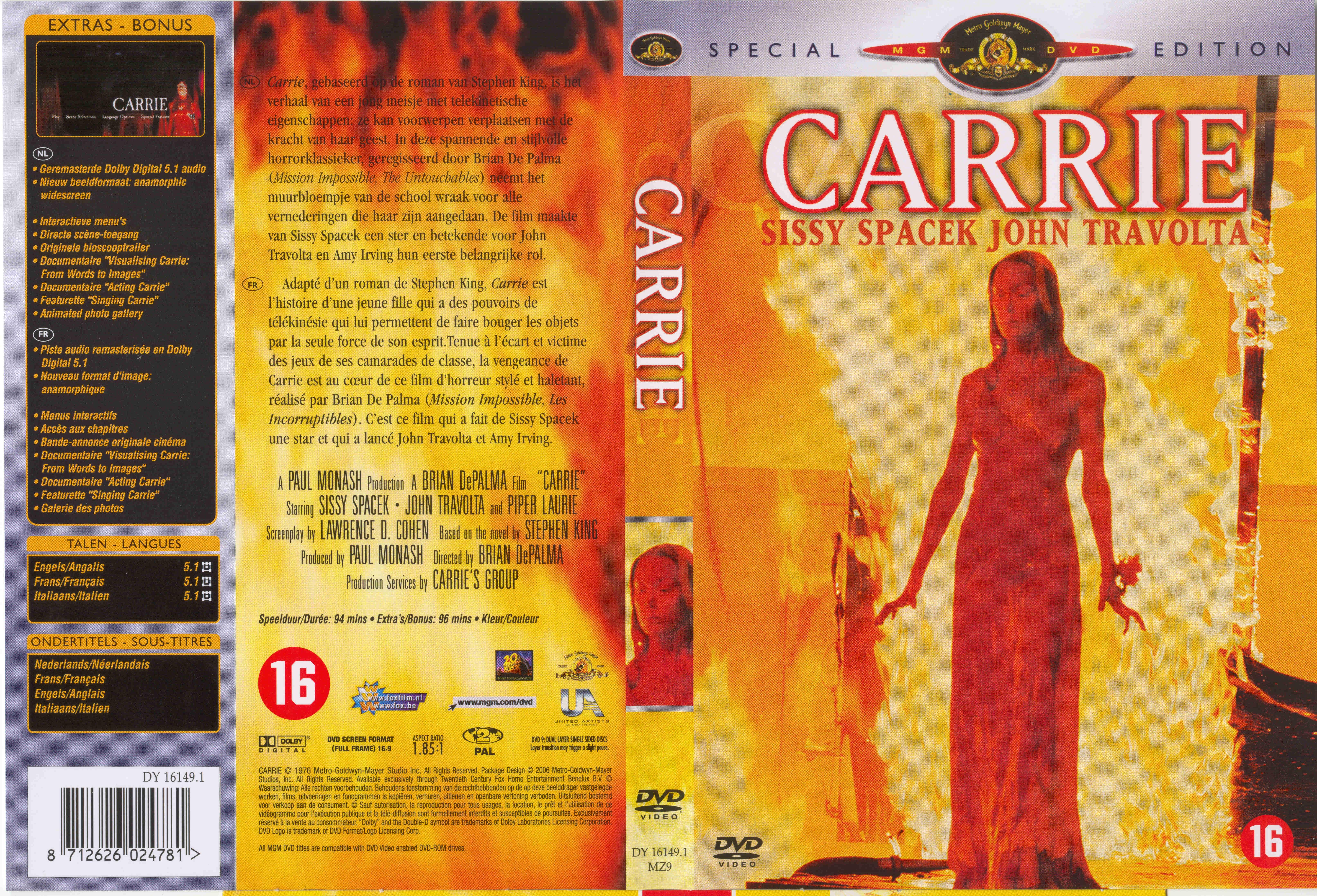 Jaquette DVD Carrie v2