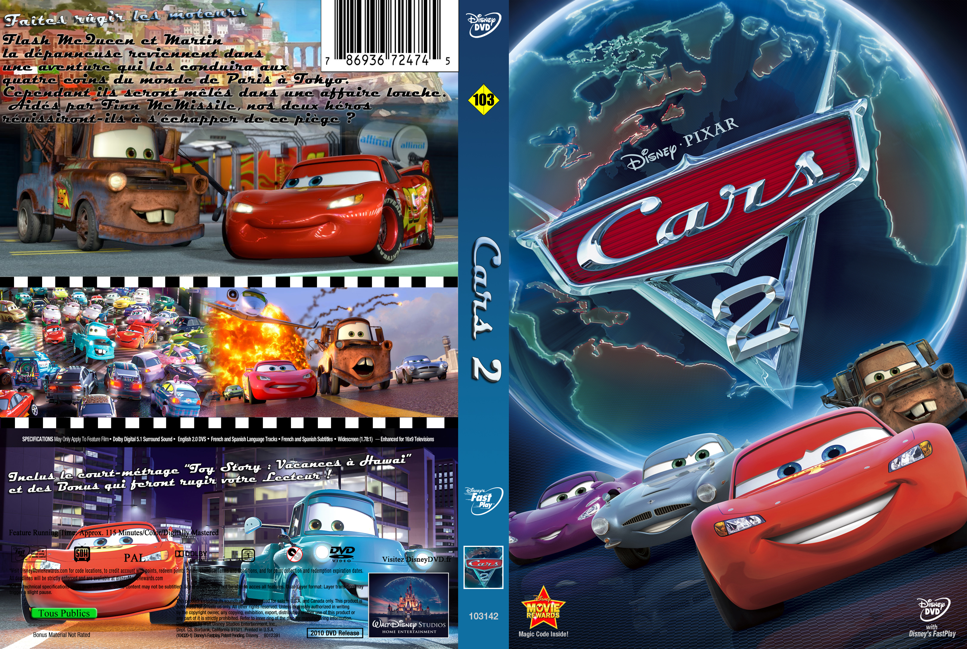 Cars 2 Dvd