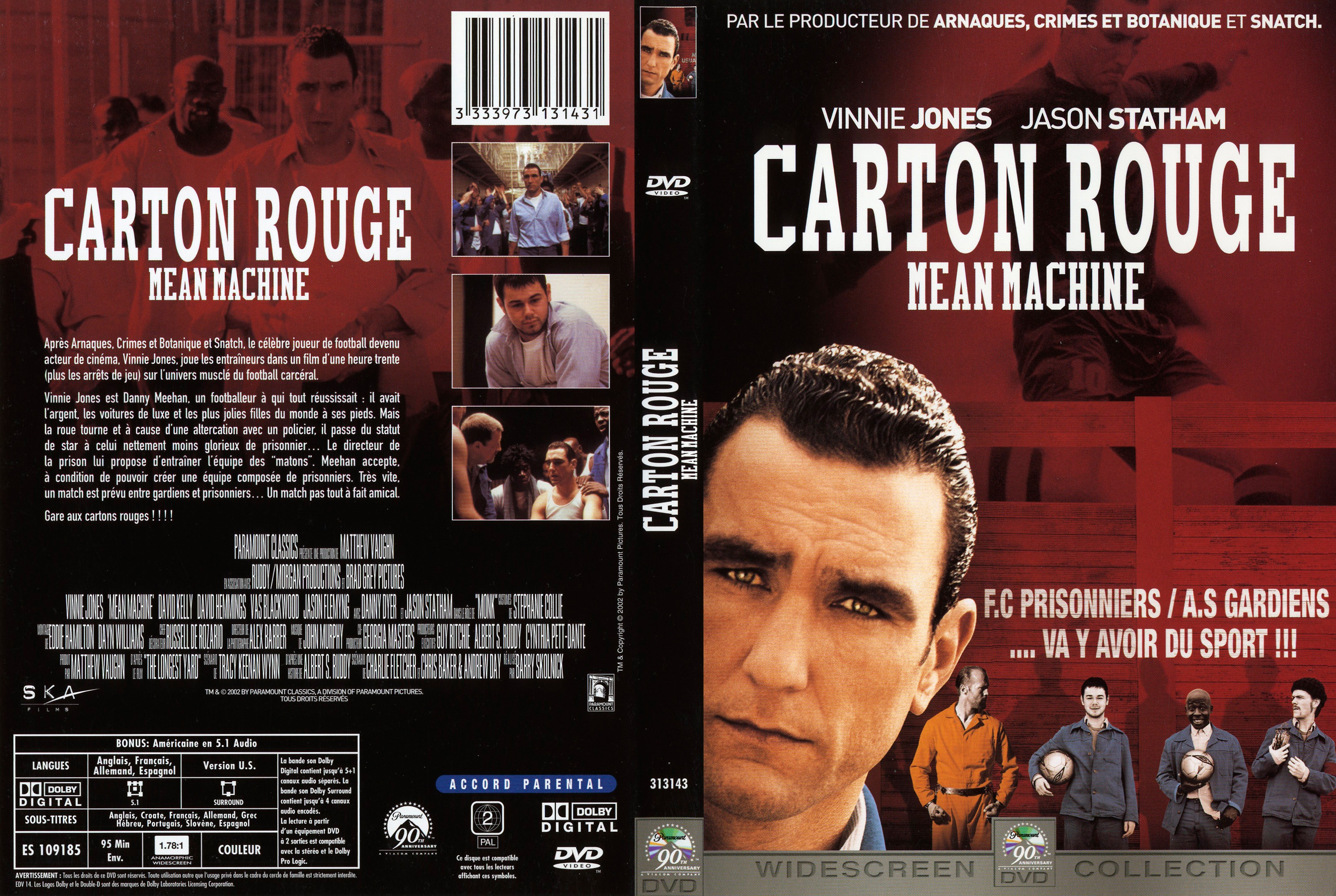 Jaquette DVD Carton rouge