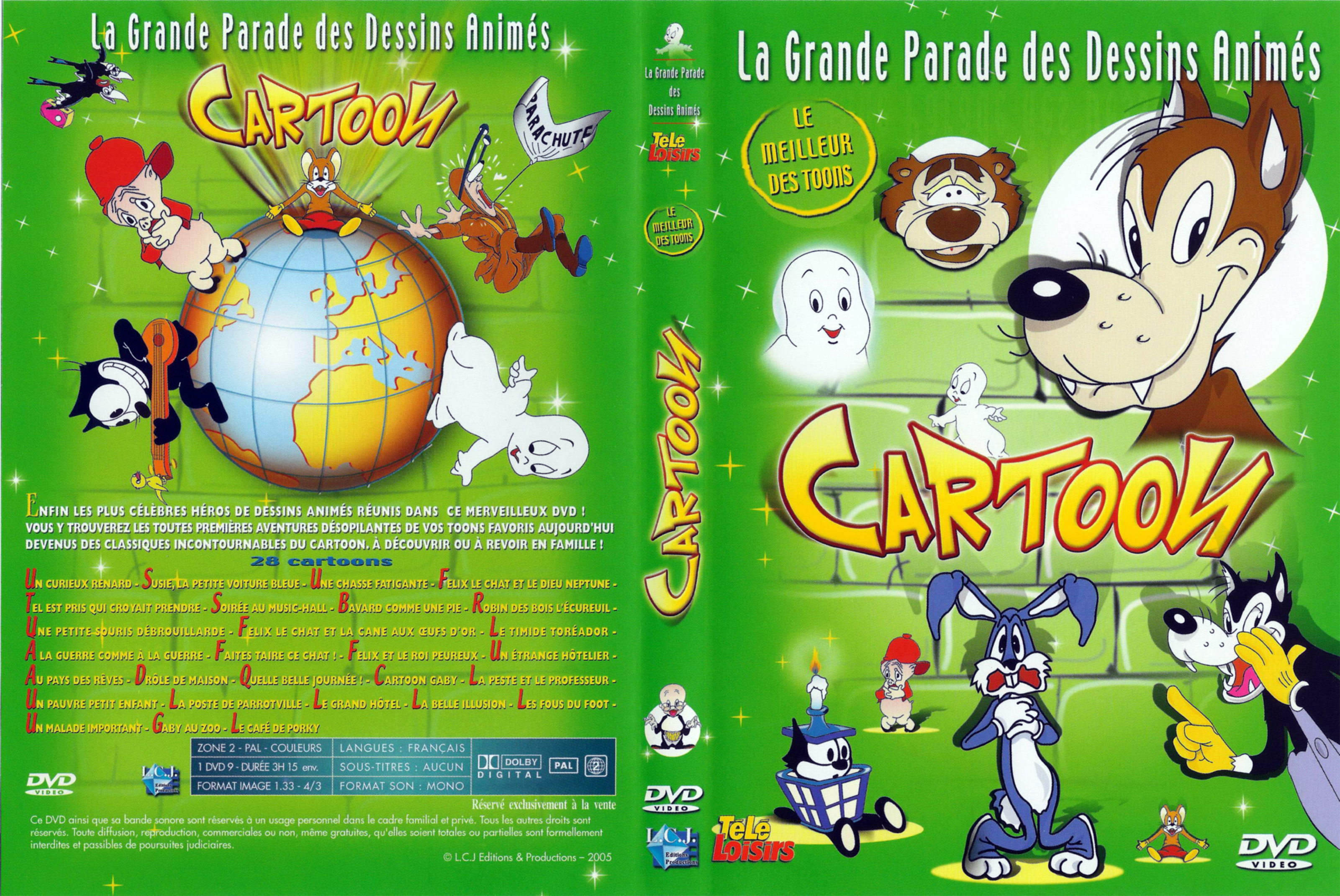Jaquette DVD Cartoon la grande parade