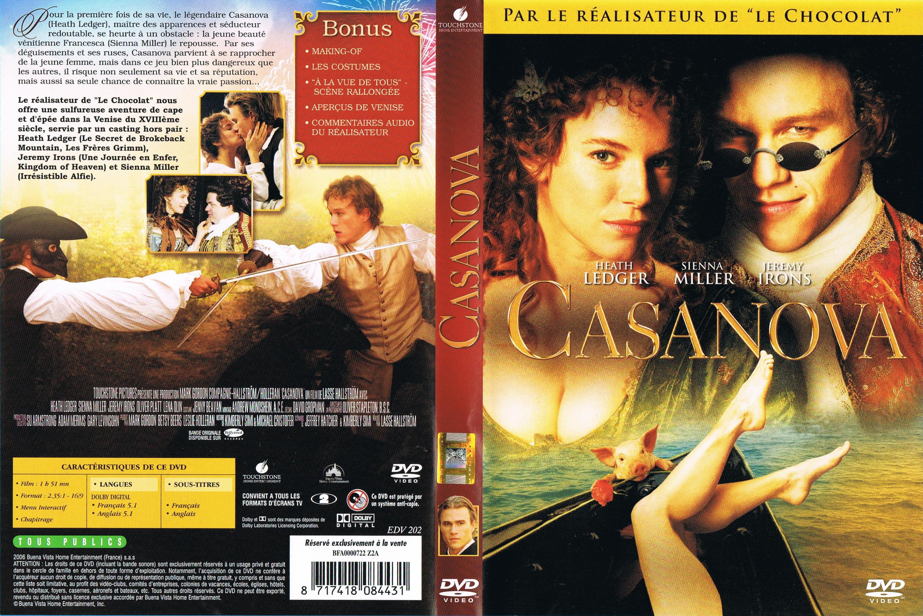 Jaquette DVD Casanova (2005) v2