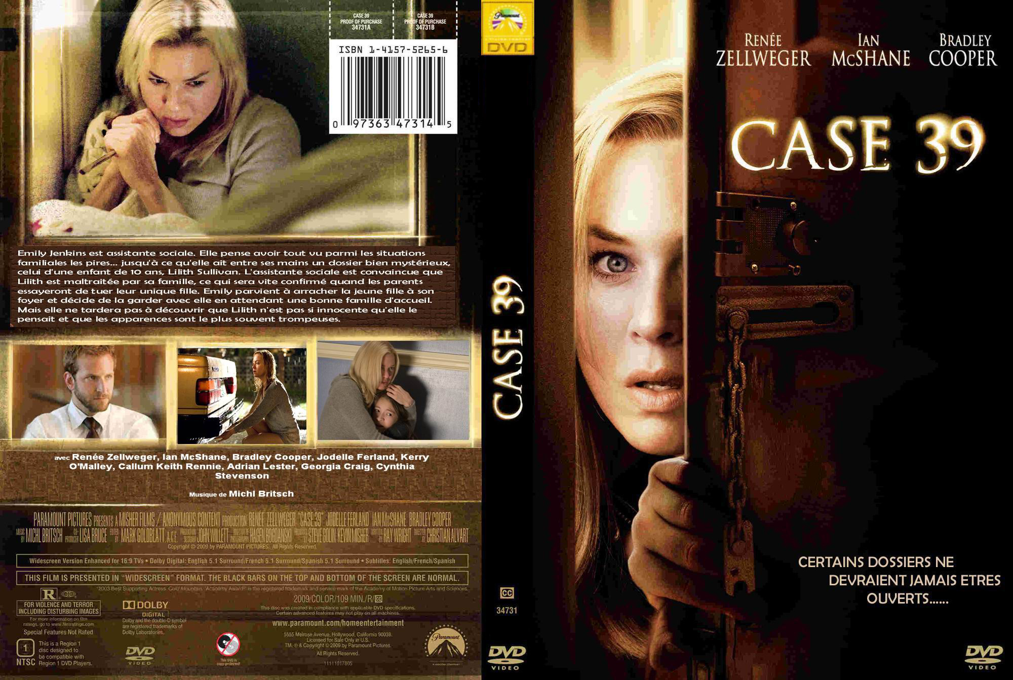 Jaquette DVD de Case 39 custom - Cinéma Passion