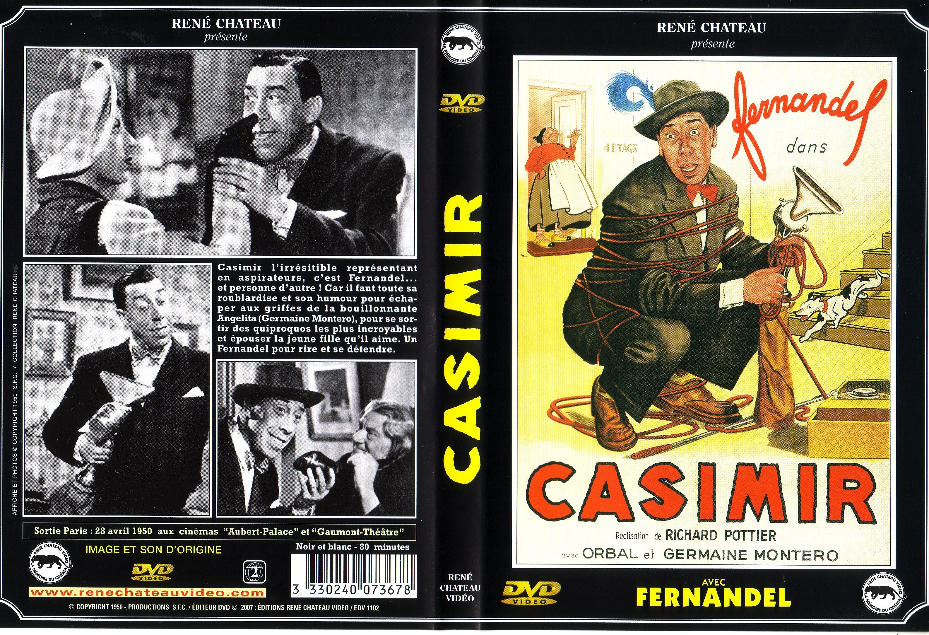 Jaquette DVD Casimir (Fernandel)