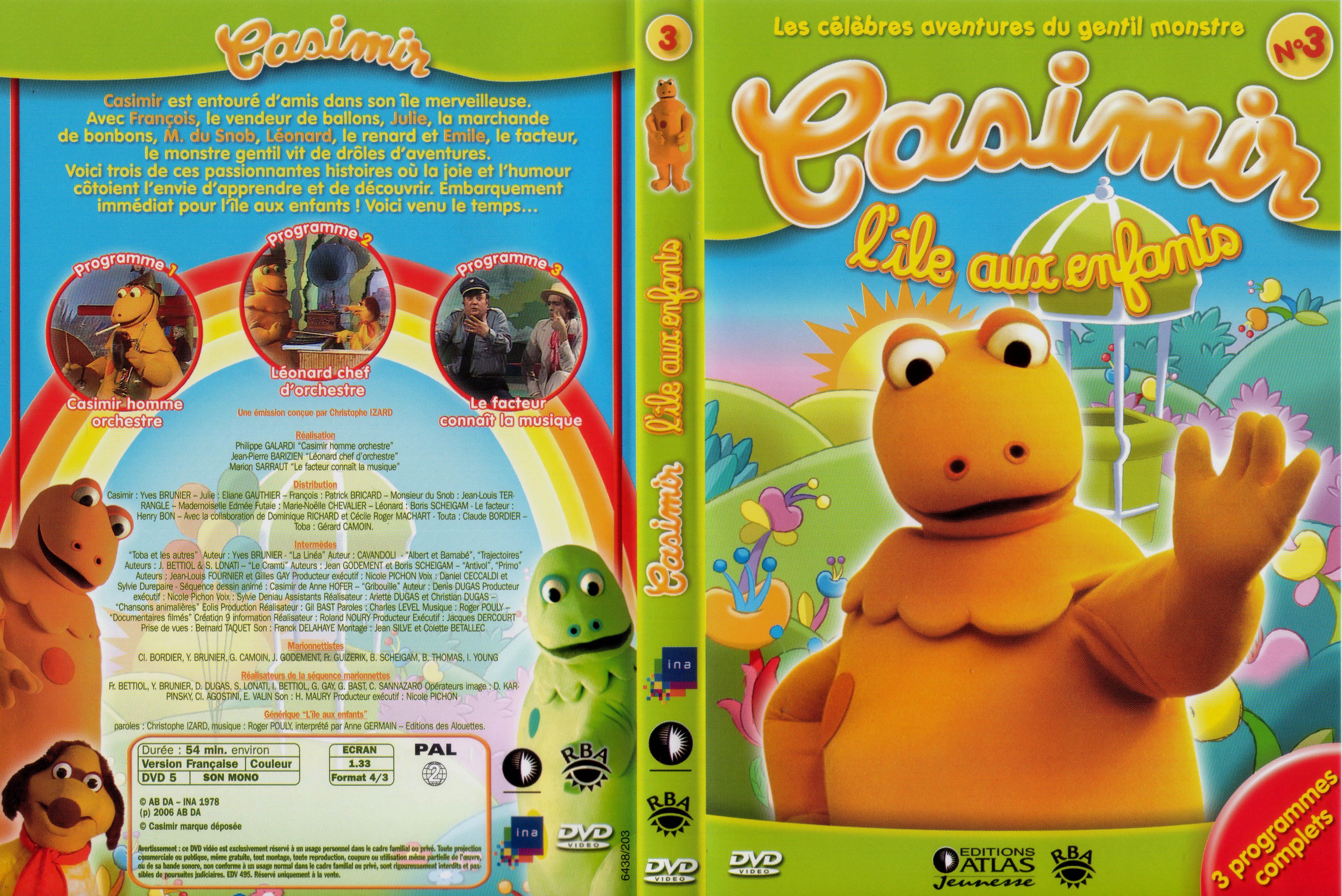Jaquette DVD Casimir vol 03