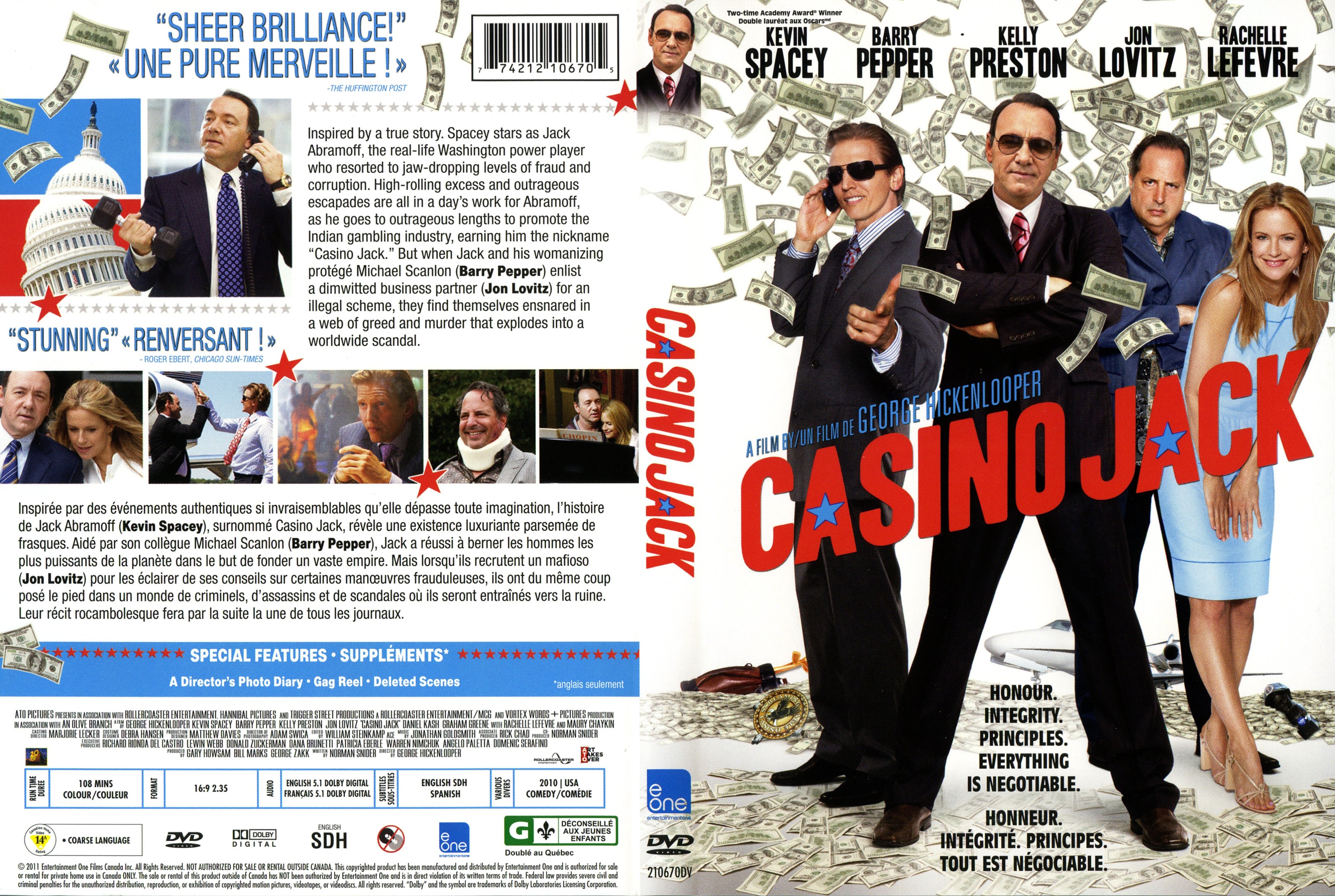 Jaquette DVD Casino Jack (Canadienne)
