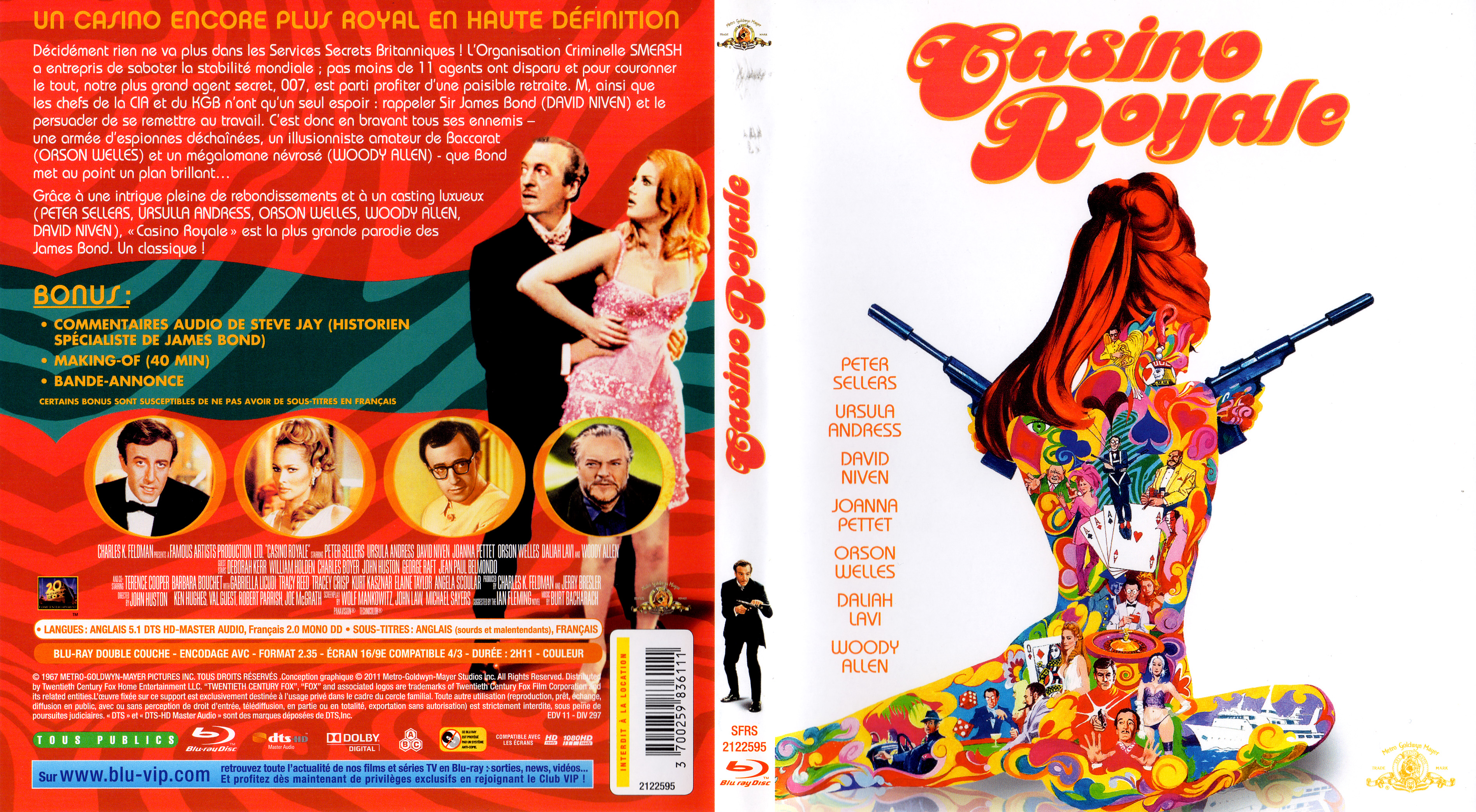 Jaquette DVD Casino Royale 1967 (BLU-RAY)