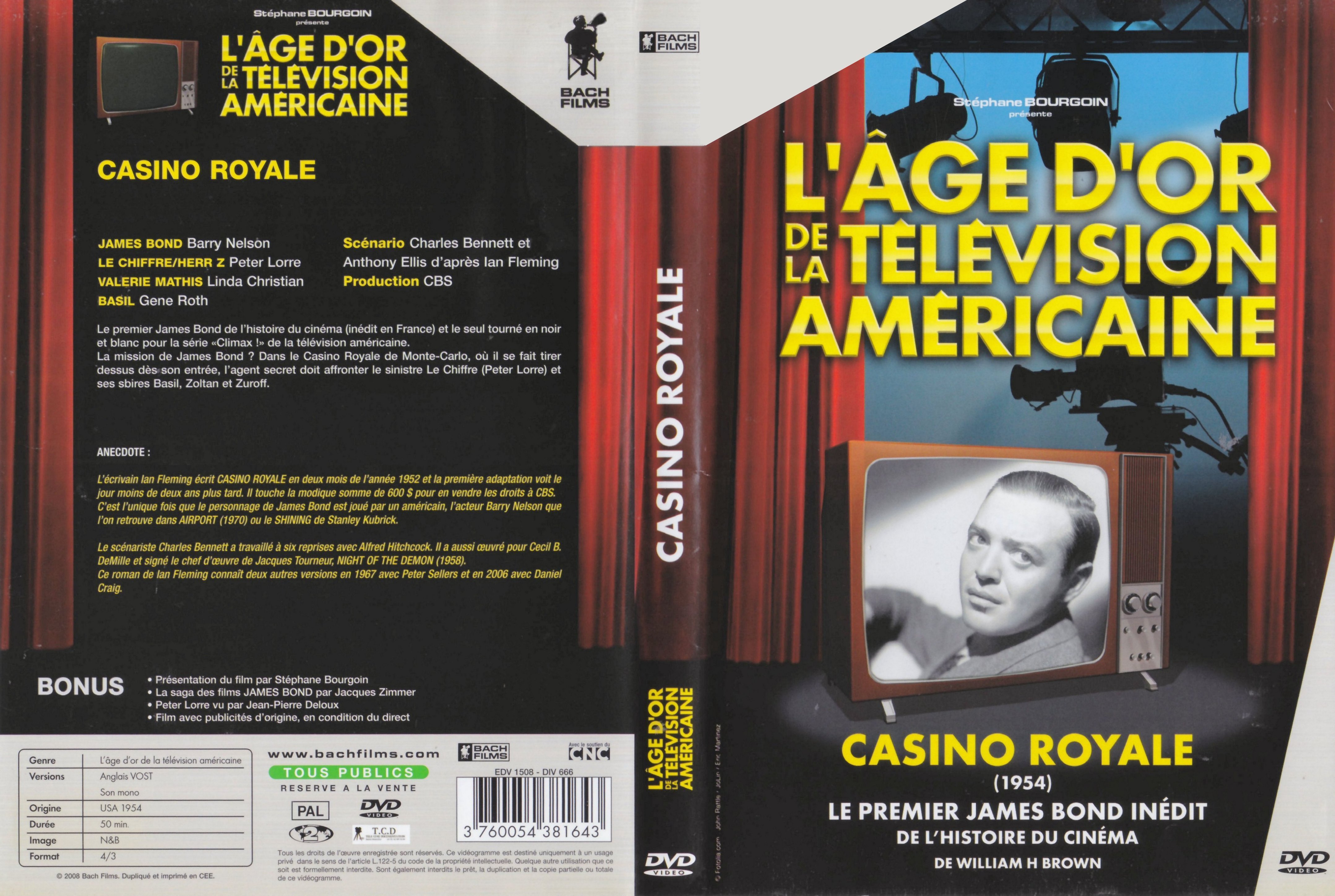Jaquette DVD Casino Royale (1954)