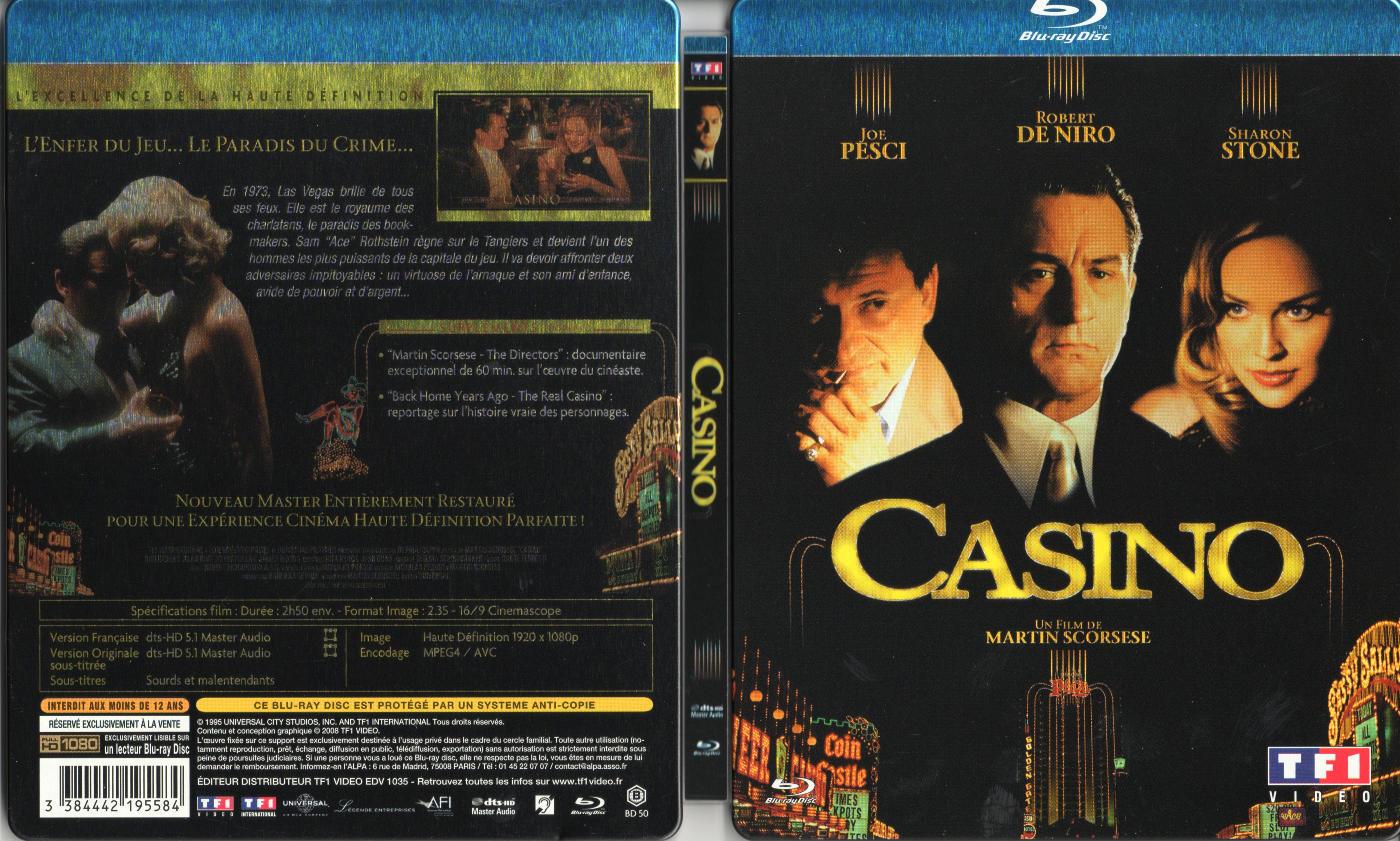 Jaquette DVD Casino (BLU-RAY)