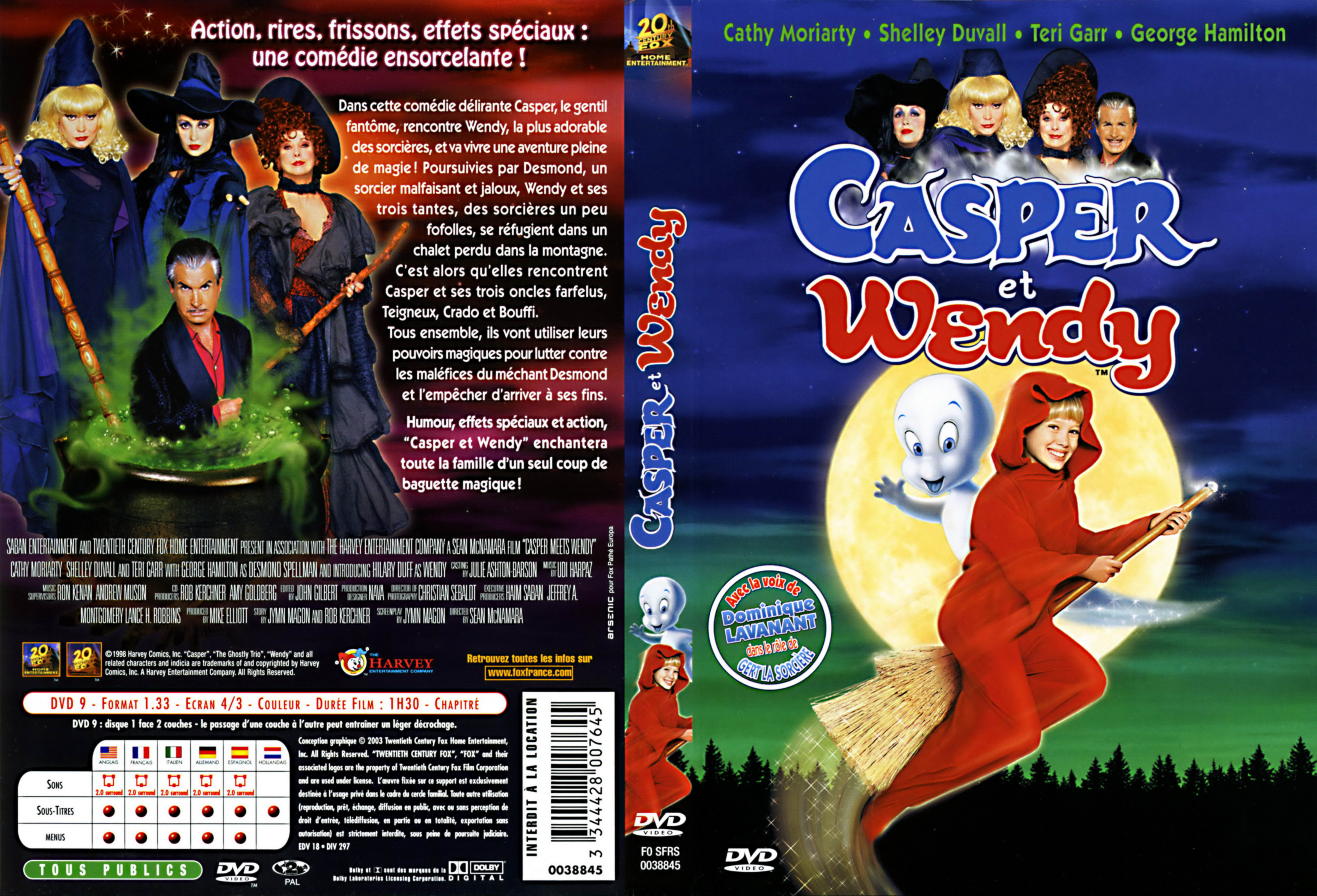 Jaquette DVD Casper et Wendy v2