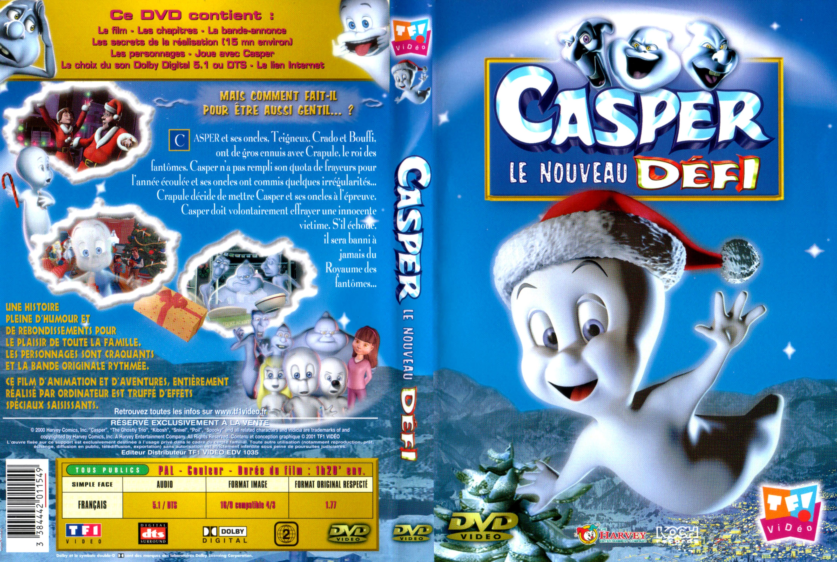 Jaquette DVD Casper le nouveau defi