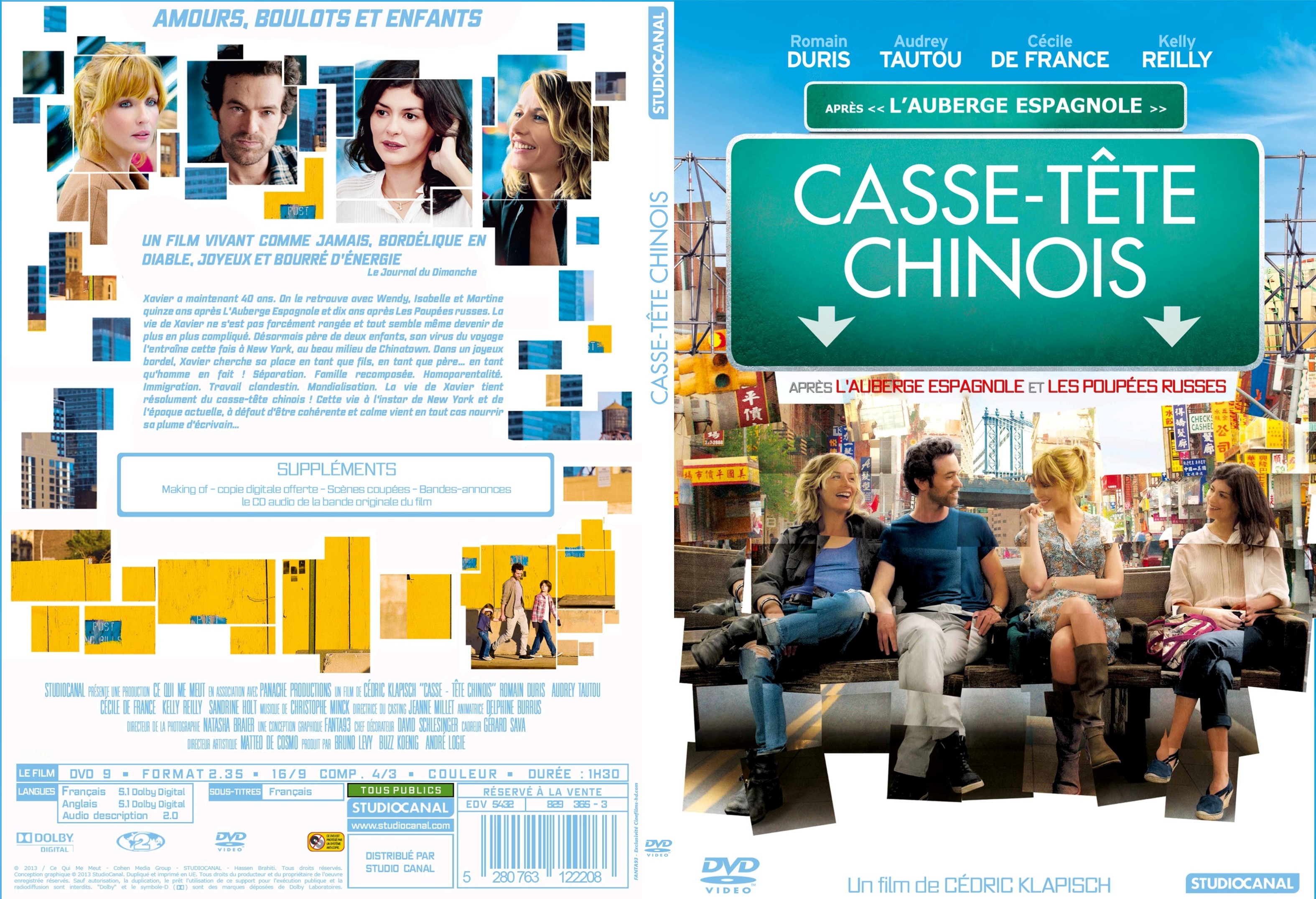 Jaquette DVD Casse-Tte Chinois - SLIM