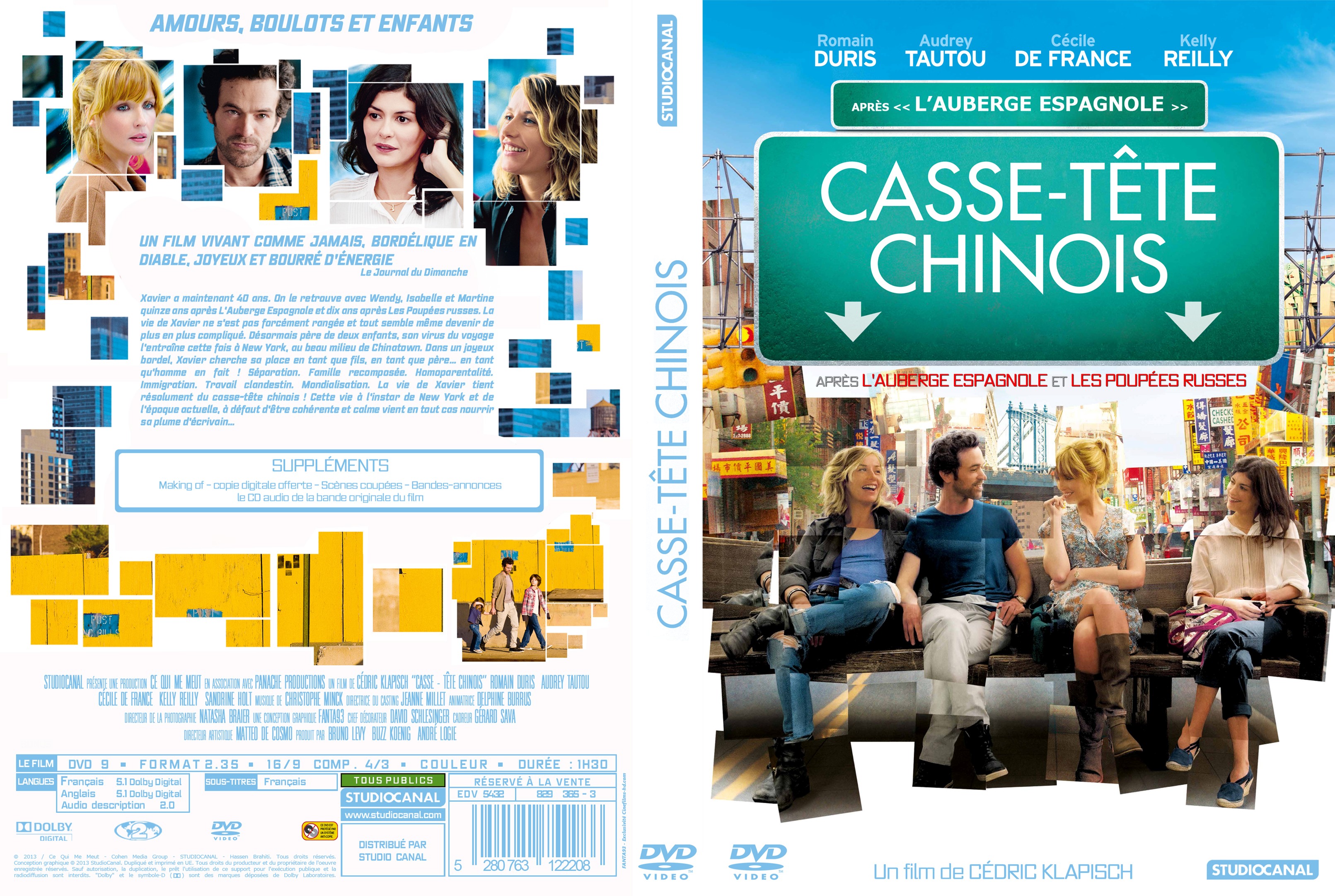 Jaquette DVD Casse-tte chinois