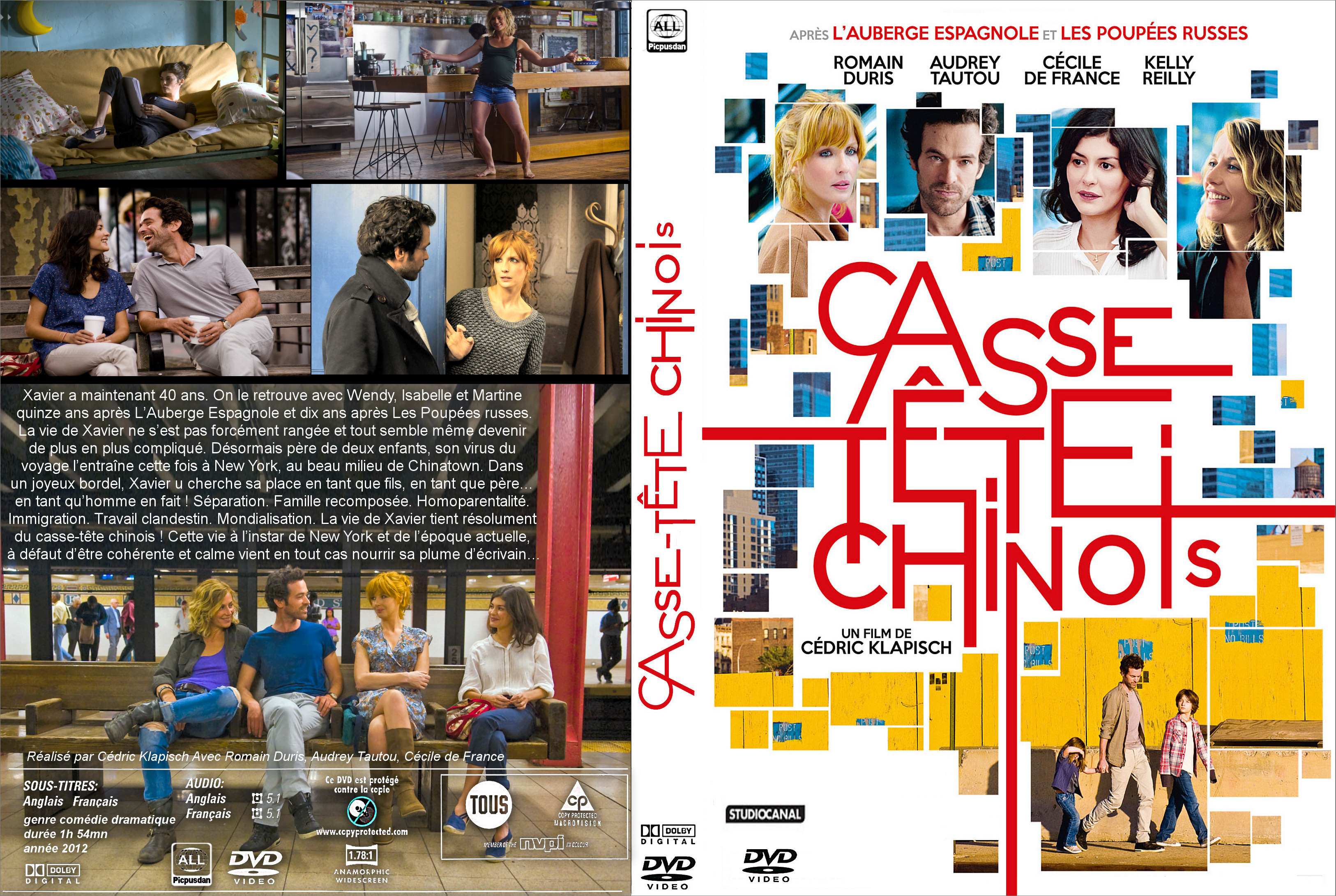 Jaquette DVD Casse-tte chinois custom