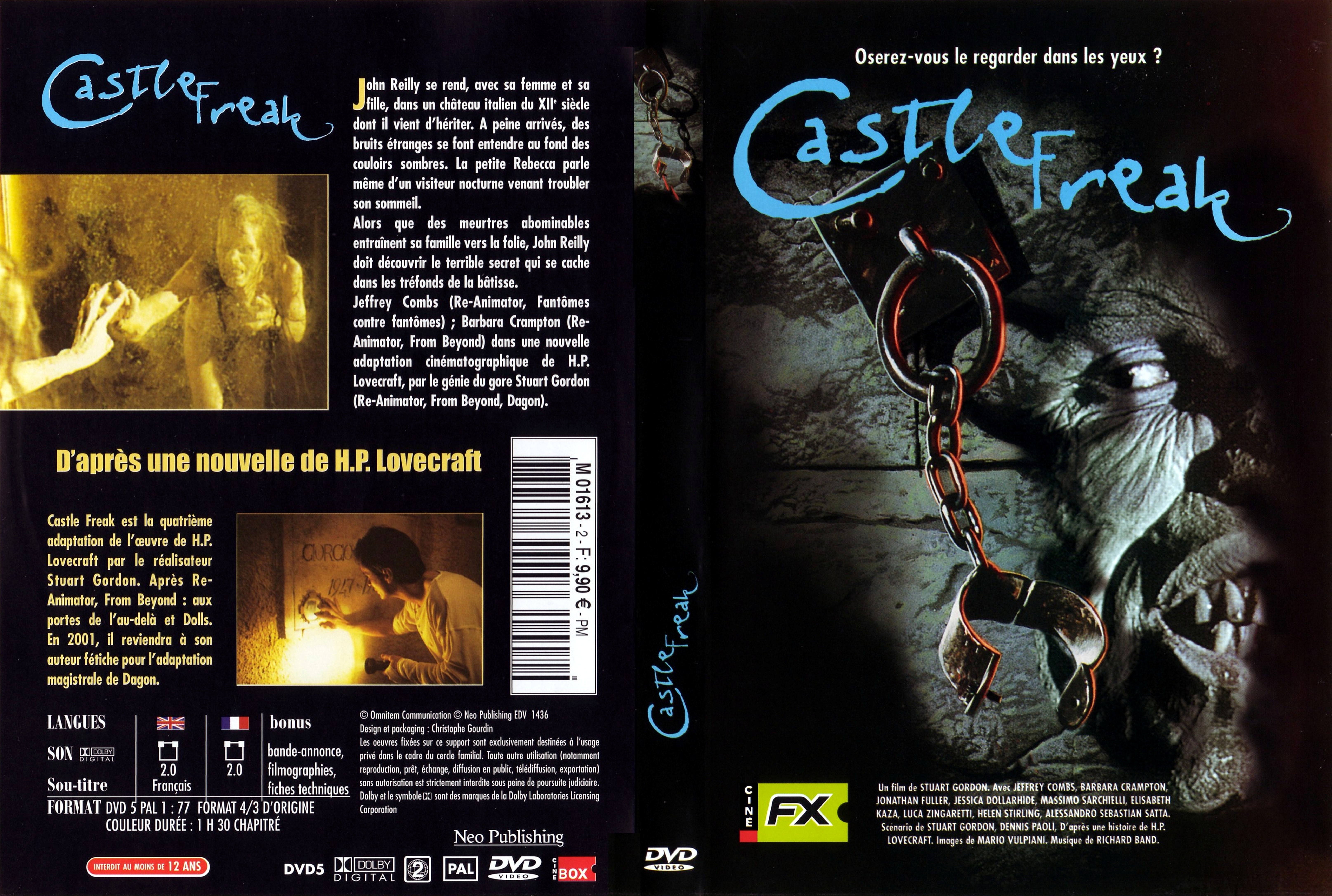 Jaquette DVD Castle Freak