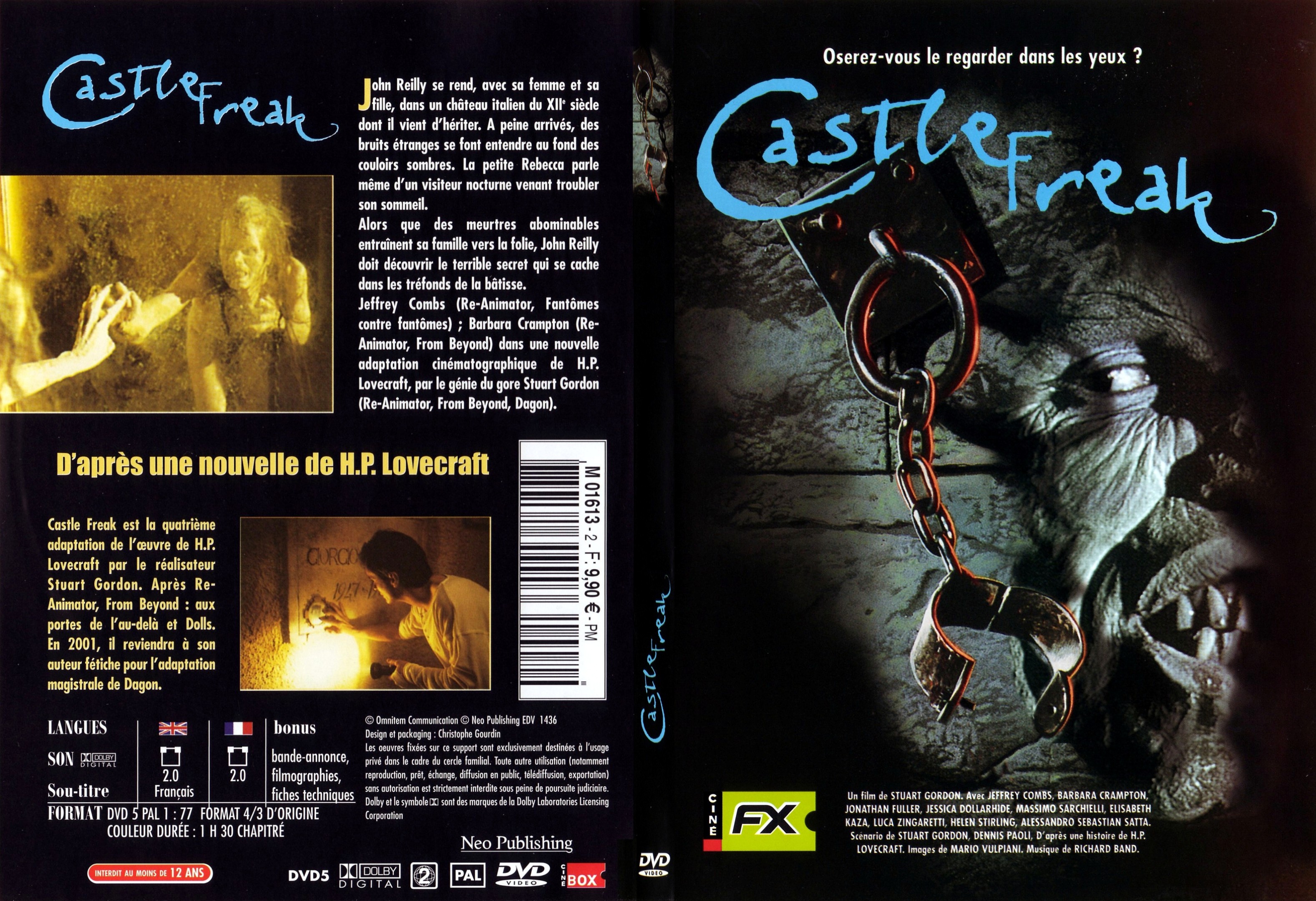 Jaquette DVD Castle freak - SLIM