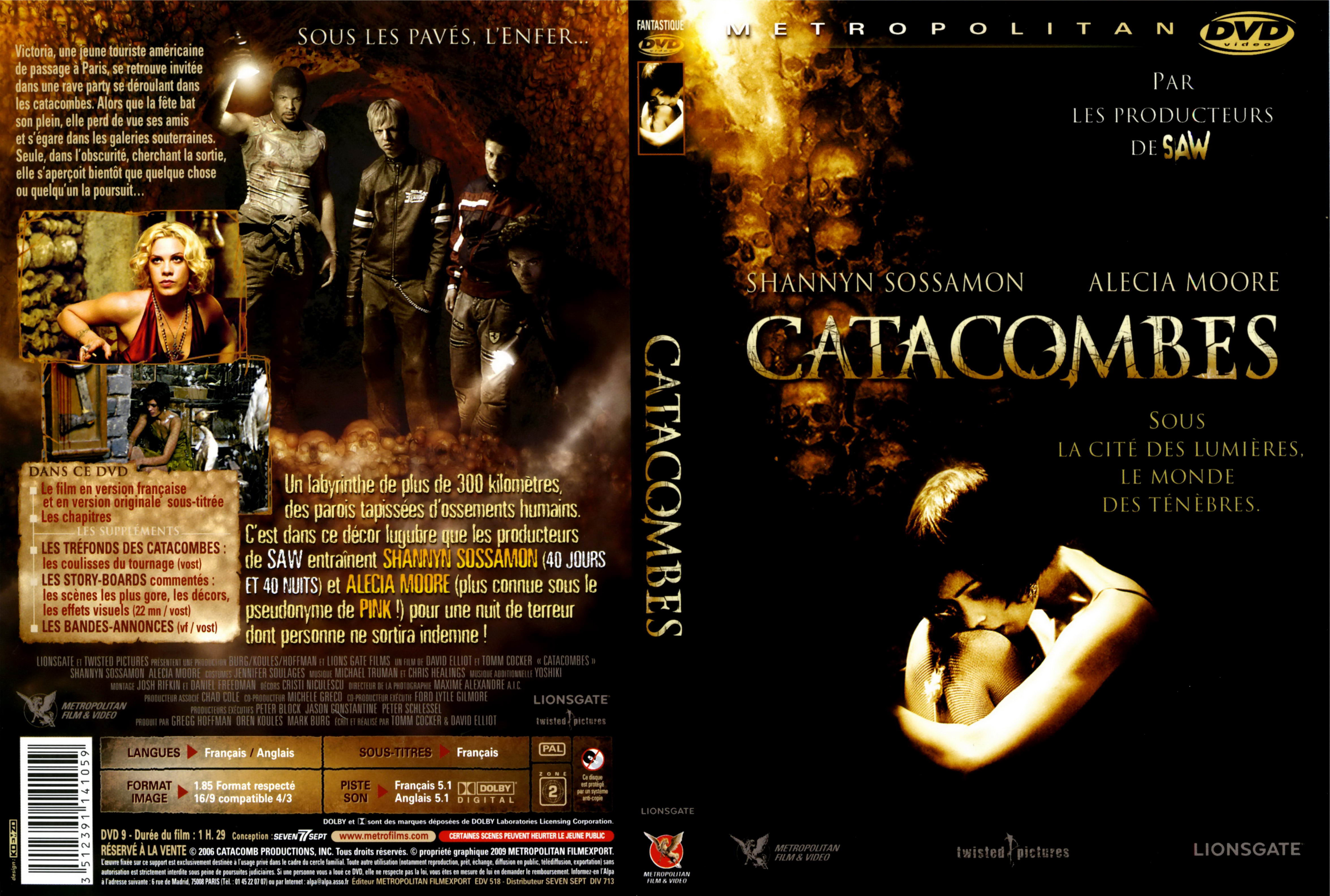 Jaquette DVD Catacombes