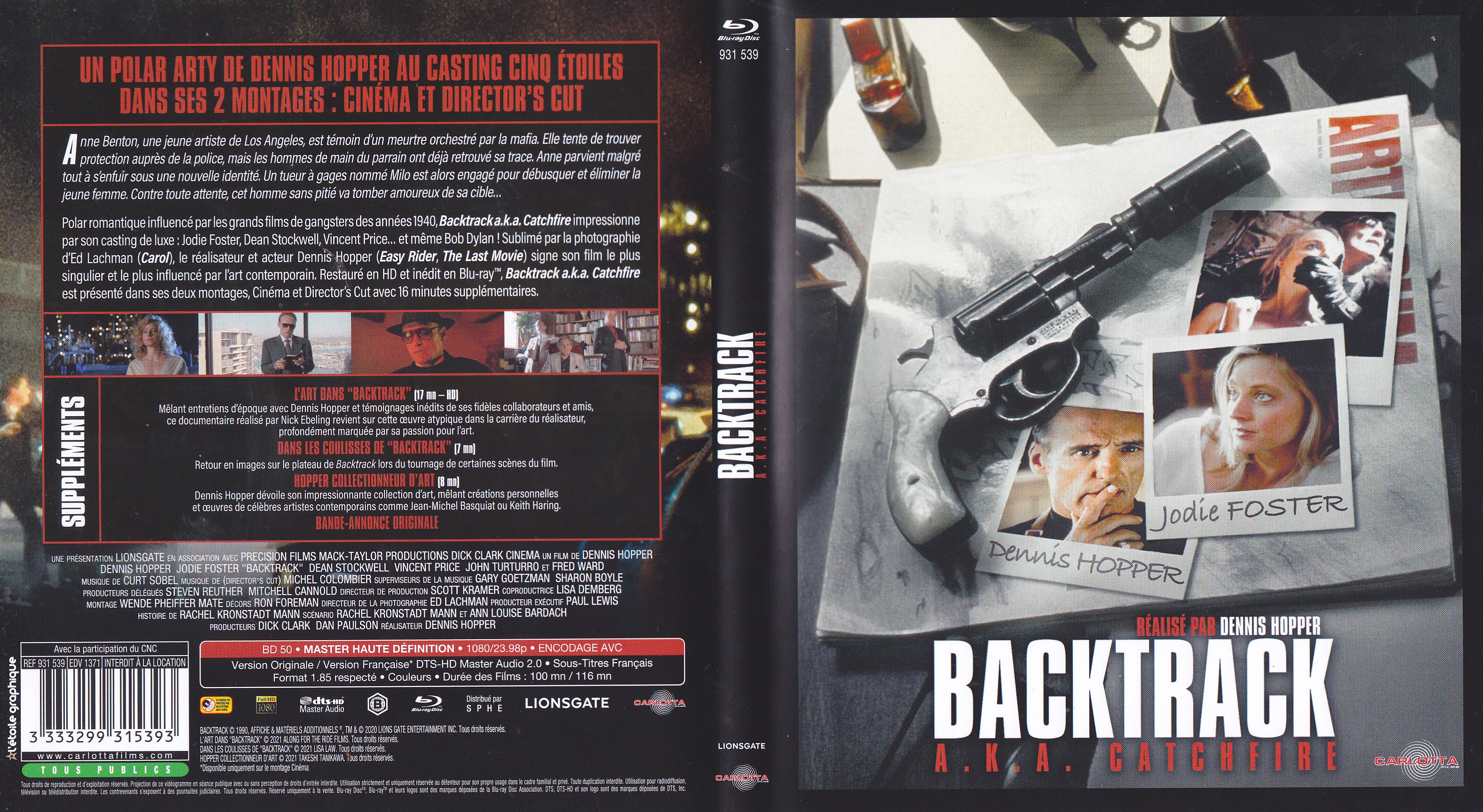Jaquette DVD Catchfire Backtrack (BLU-RAY)