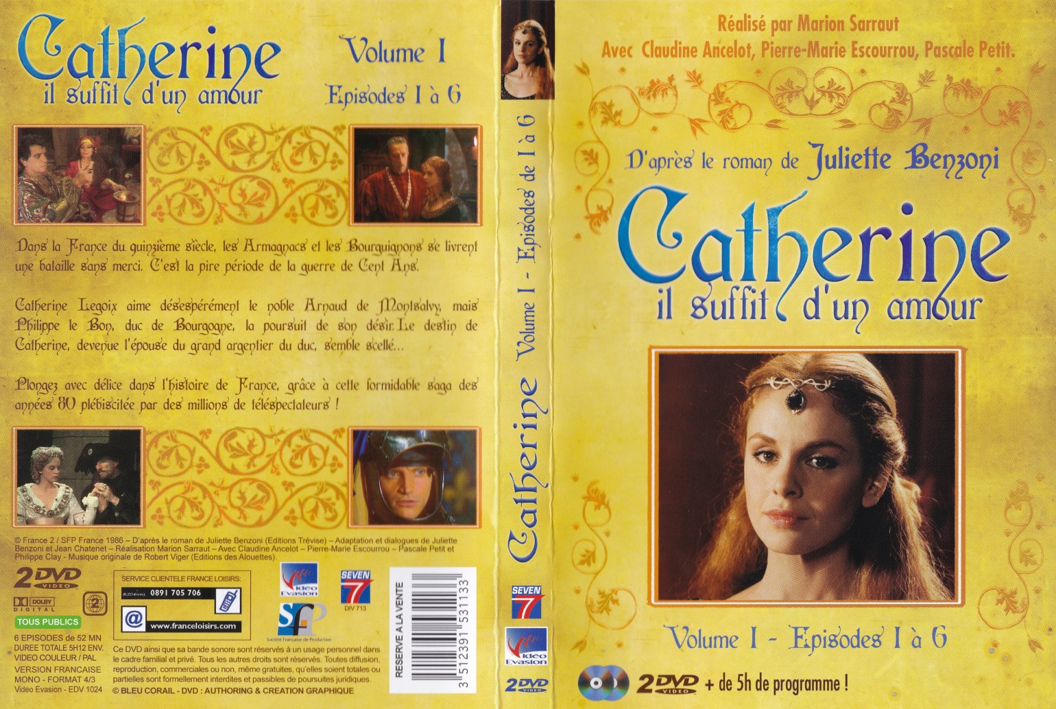 Jaquette DVD Catherine, il suffit d-un amour Vol 1