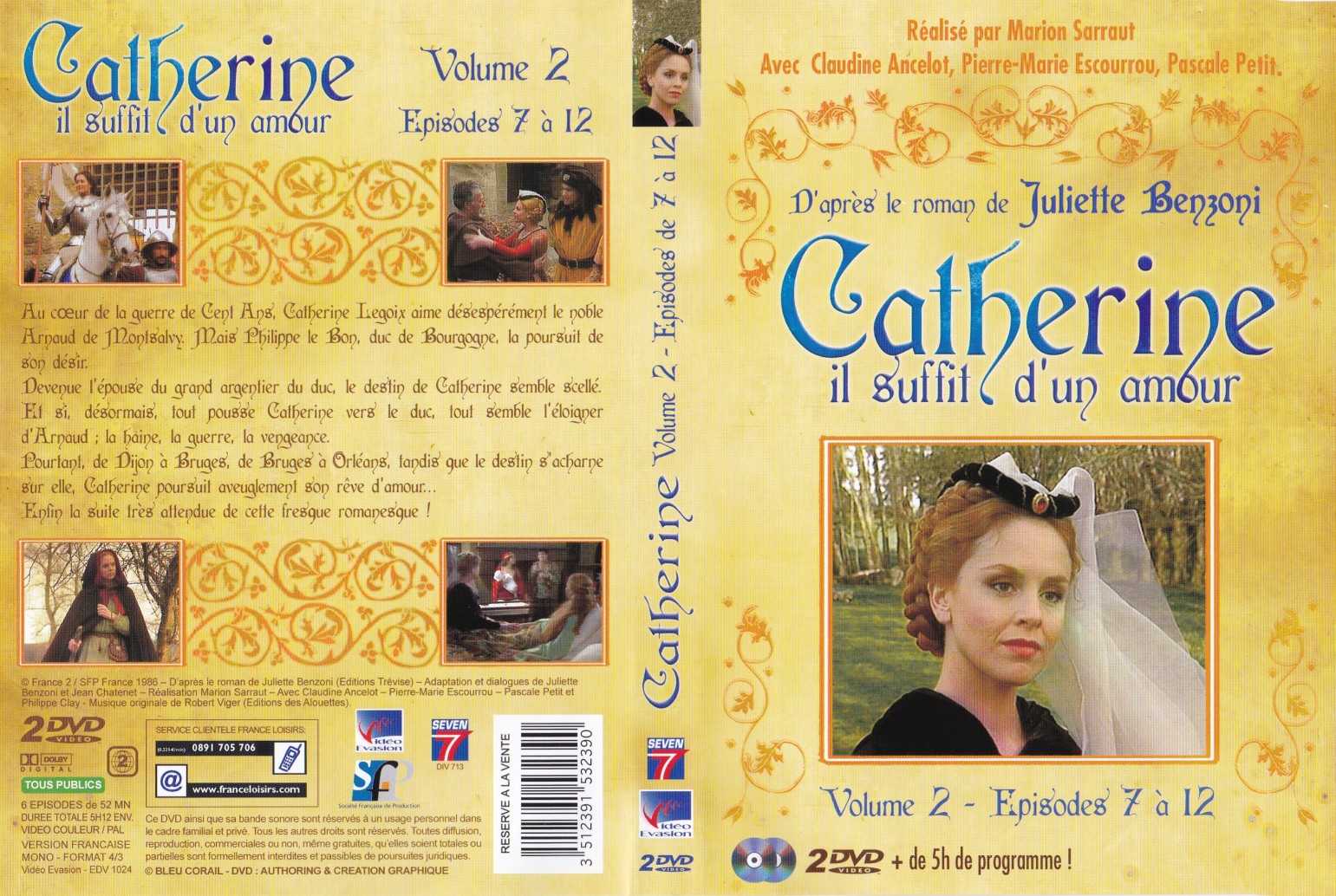 Jaquette DVD Catherine, il suffit d-un amour Vol 2