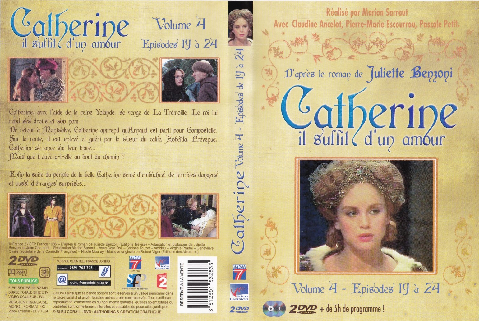 Jaquette DVD Catherine, il suffit d-un amour Vol 4
