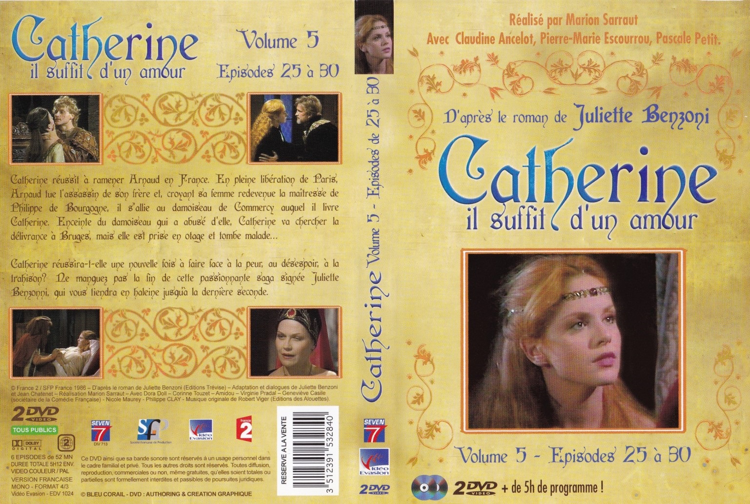 Jaquette DVD Catherine, il suffit d-un amour Vol 5