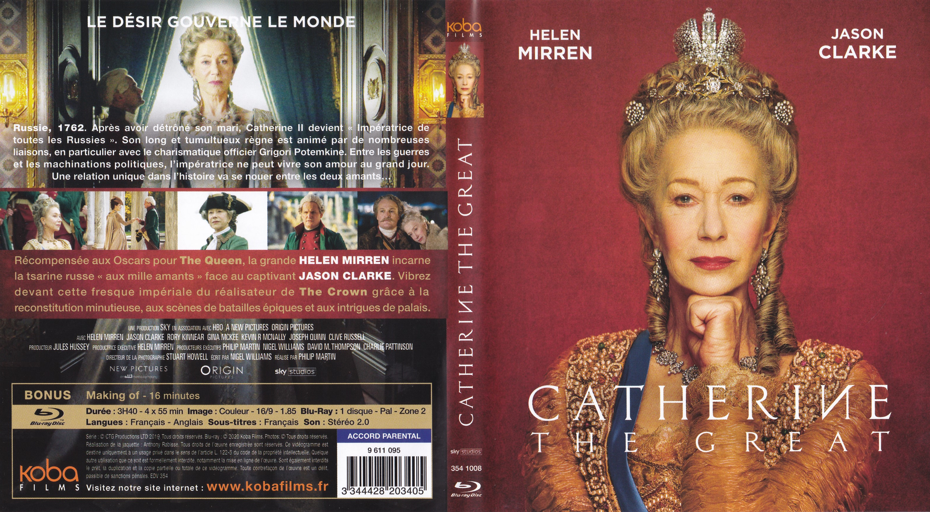 Jaquette DVD Catherine The great (BLU-RAY)