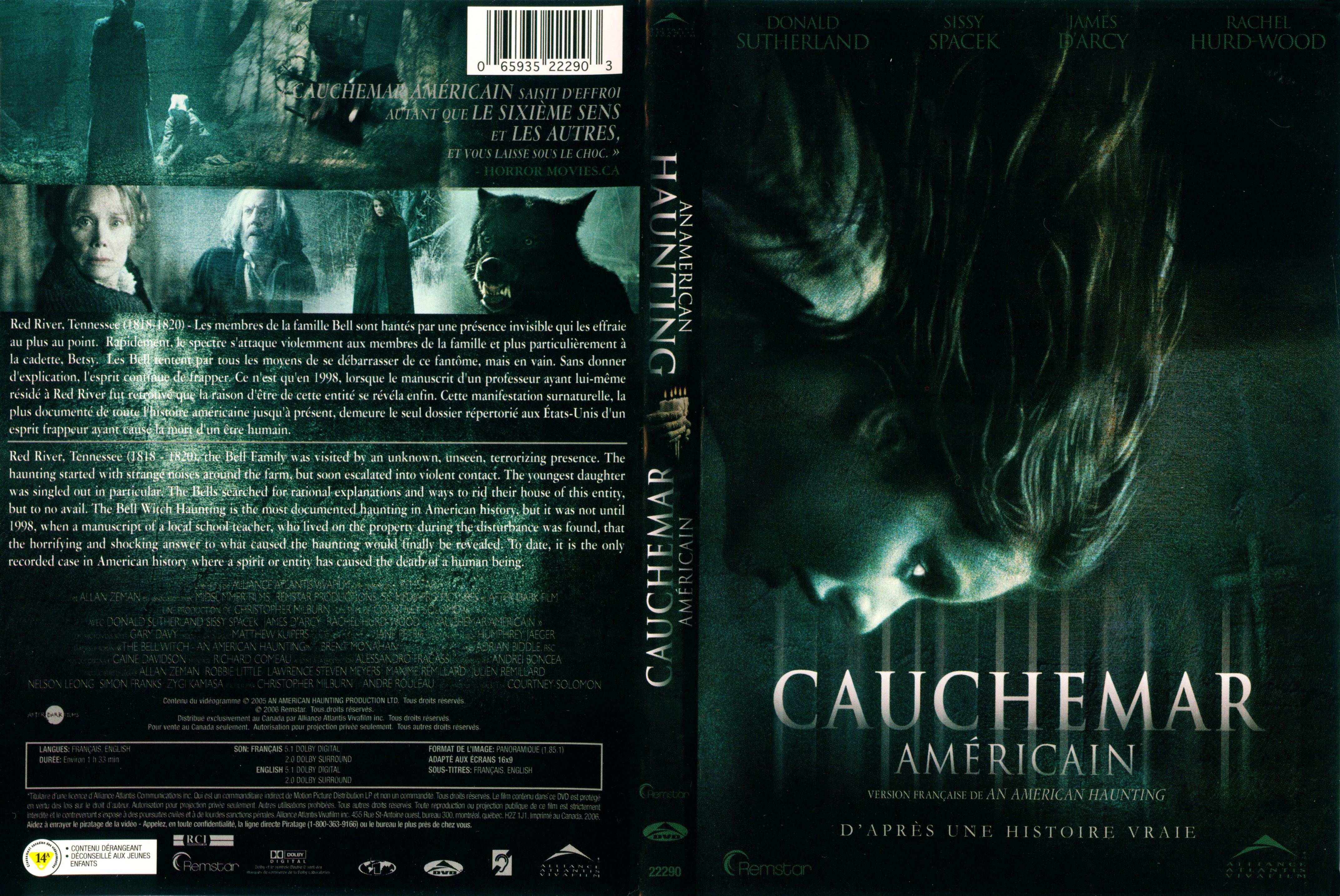 Jaquette DVD Cauchemar amricain