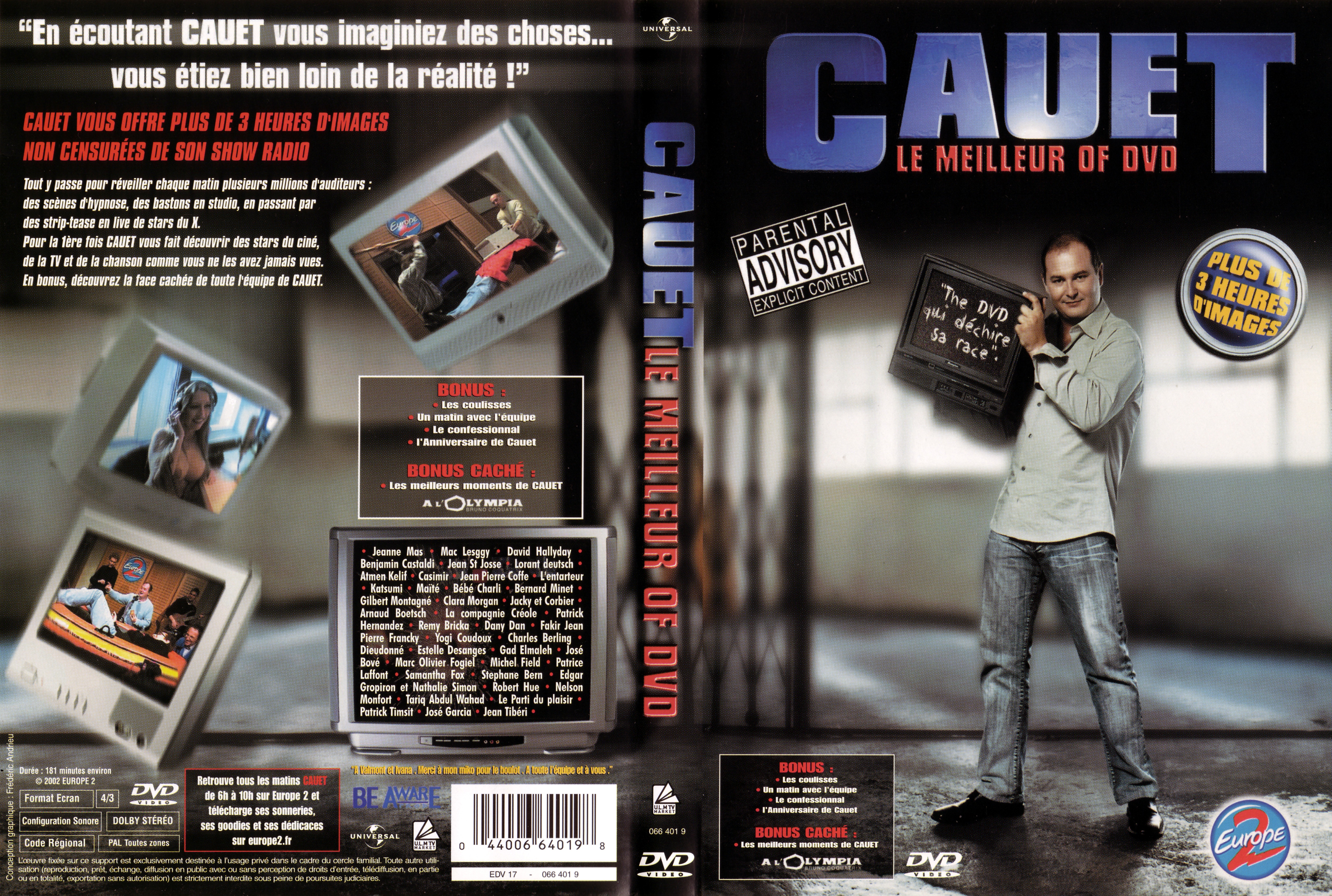 Jaquette DVD Cauet Le Meilleur of DVD