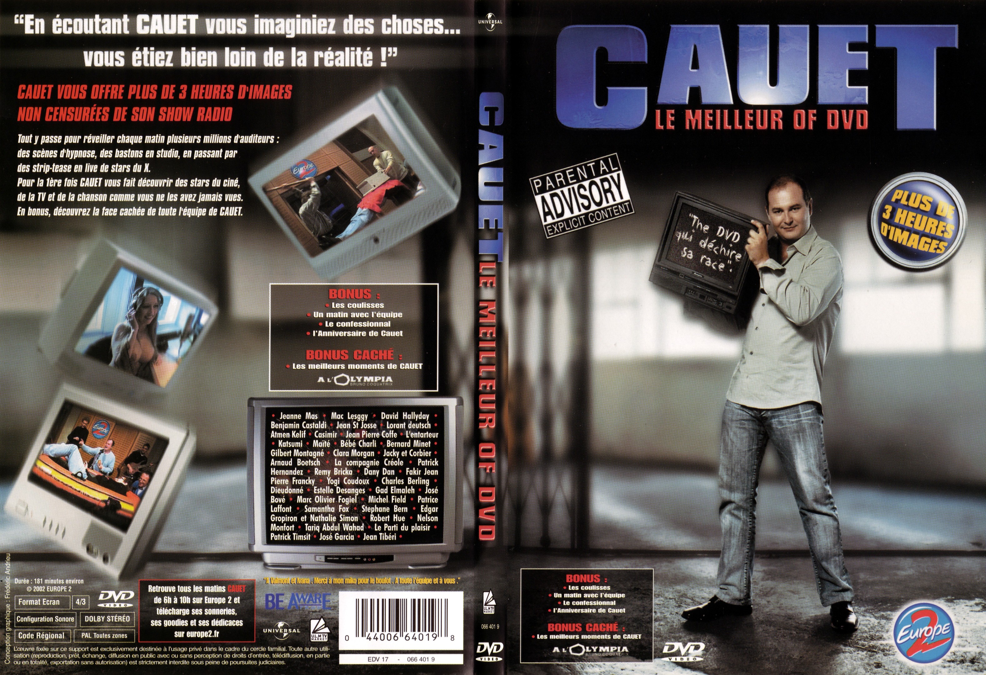 Jaquette DVD Cauet Le Meilleur of DVD - SLIM