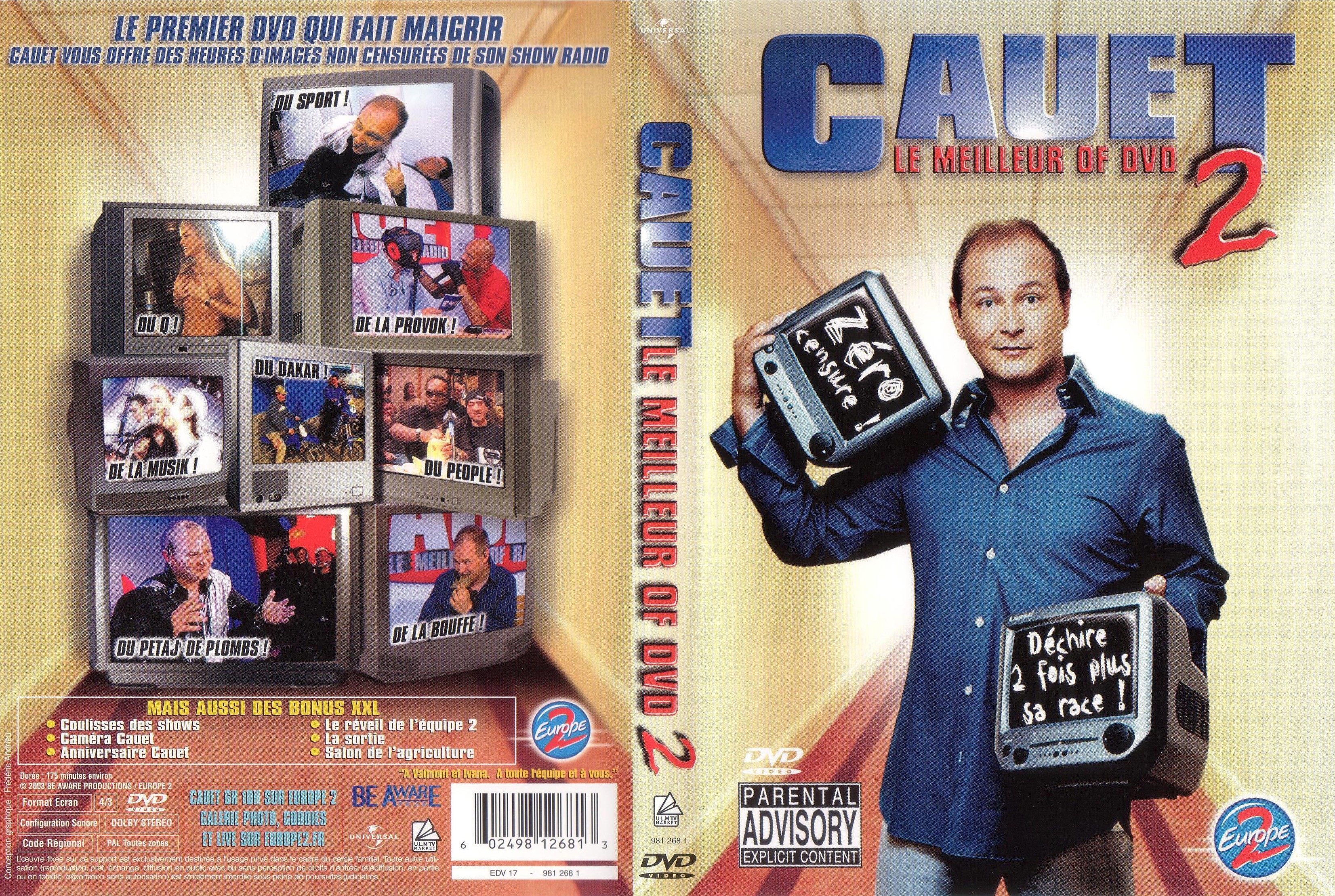 Jaquette DVD Cauet Le meilleur of DVD 2