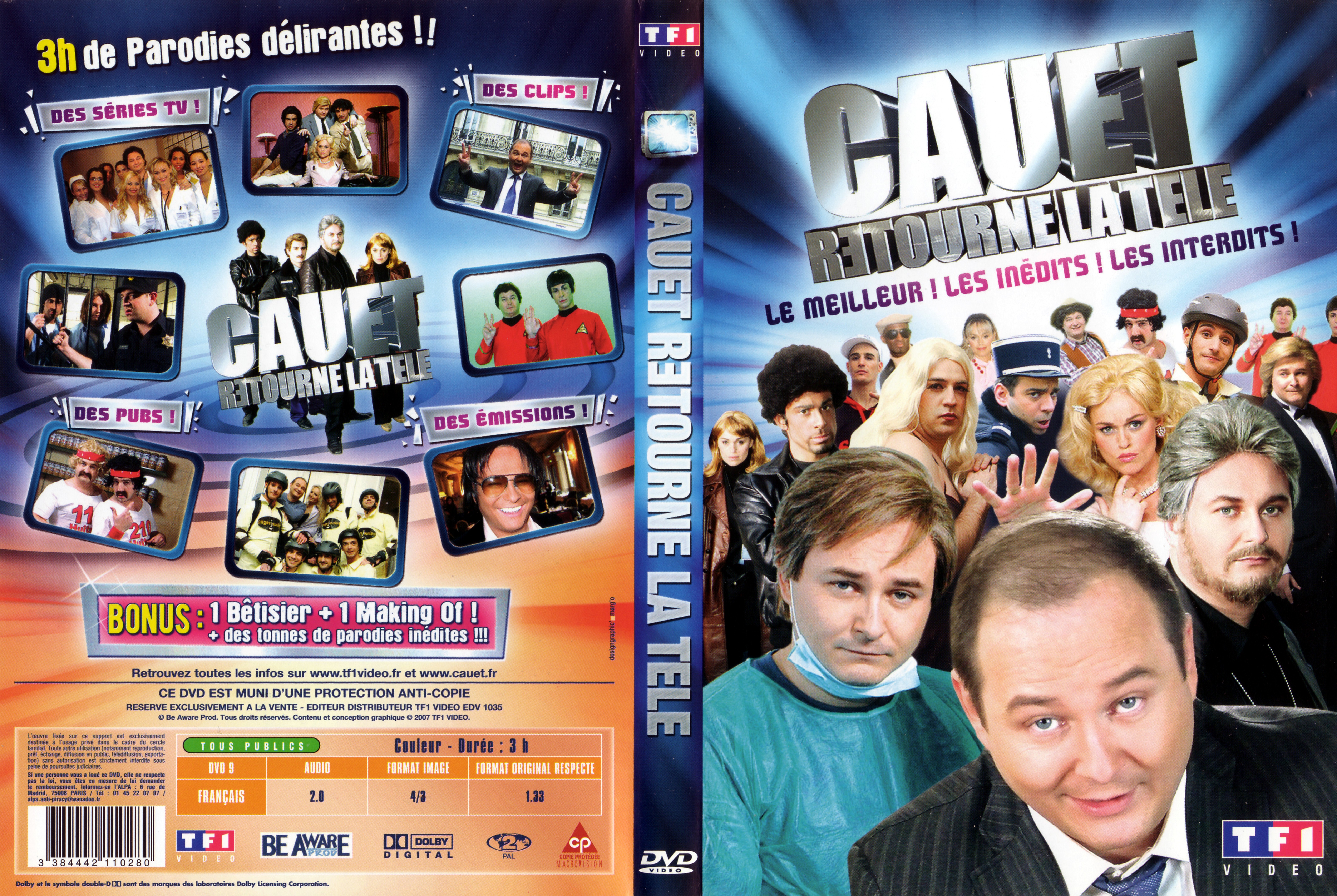 Jaquette DVD Cauet retourne la tl