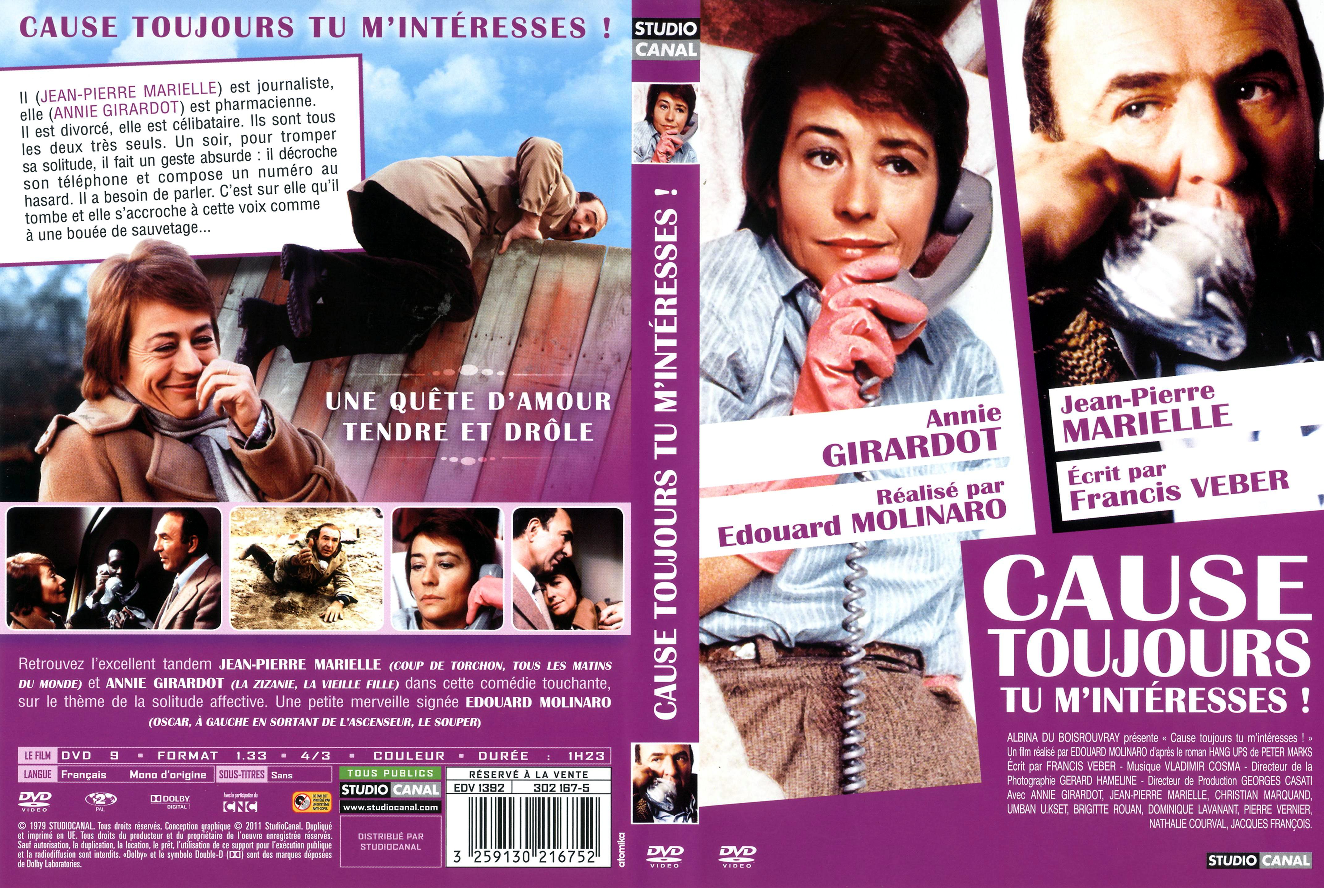 Jaquette DVD Cause toujours tu m