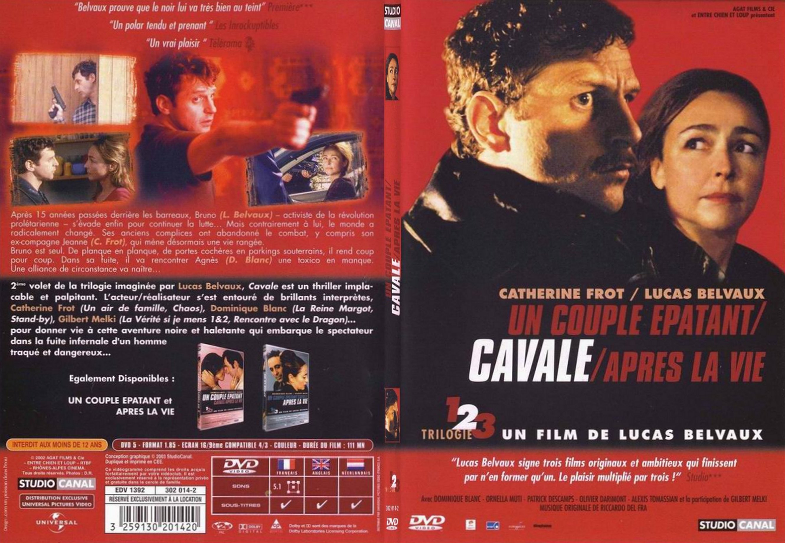 Jaquette DVD Cavale - SLIM