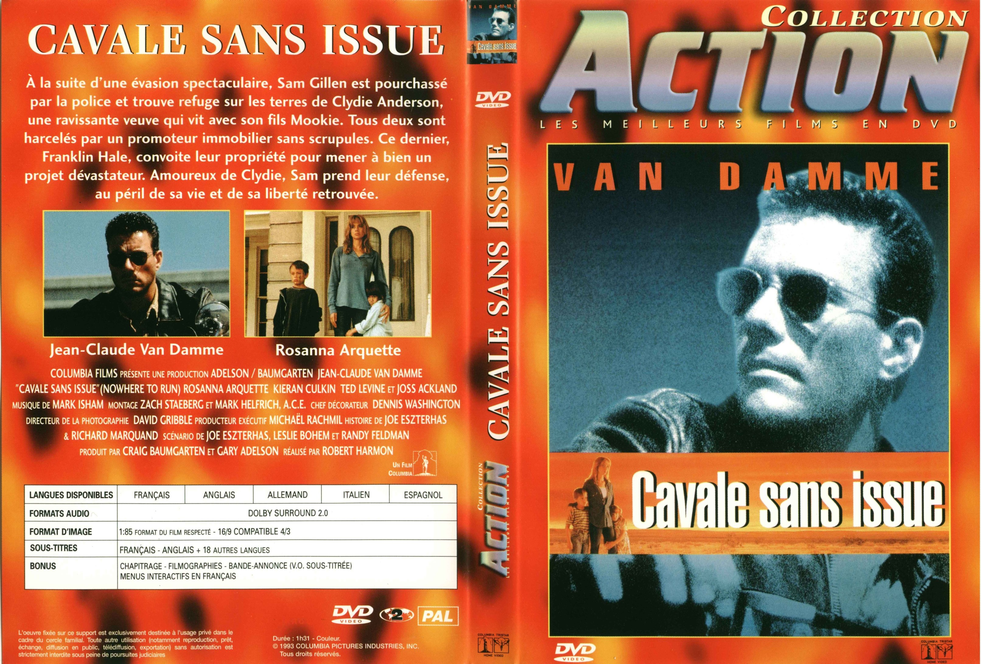 Jaquette DVD Cavale sans issue v2