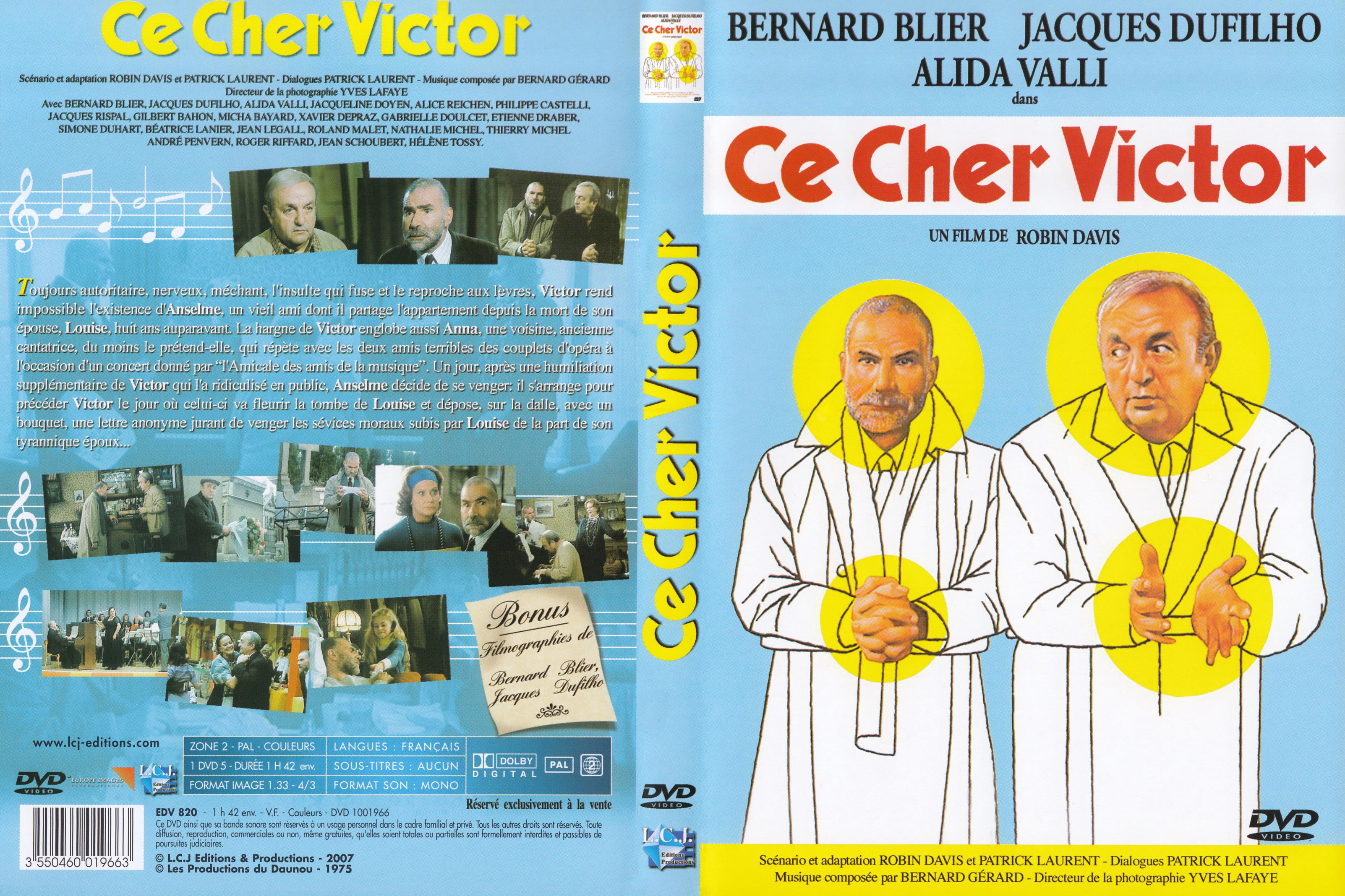 Jaquette DVD Ce cher Victor