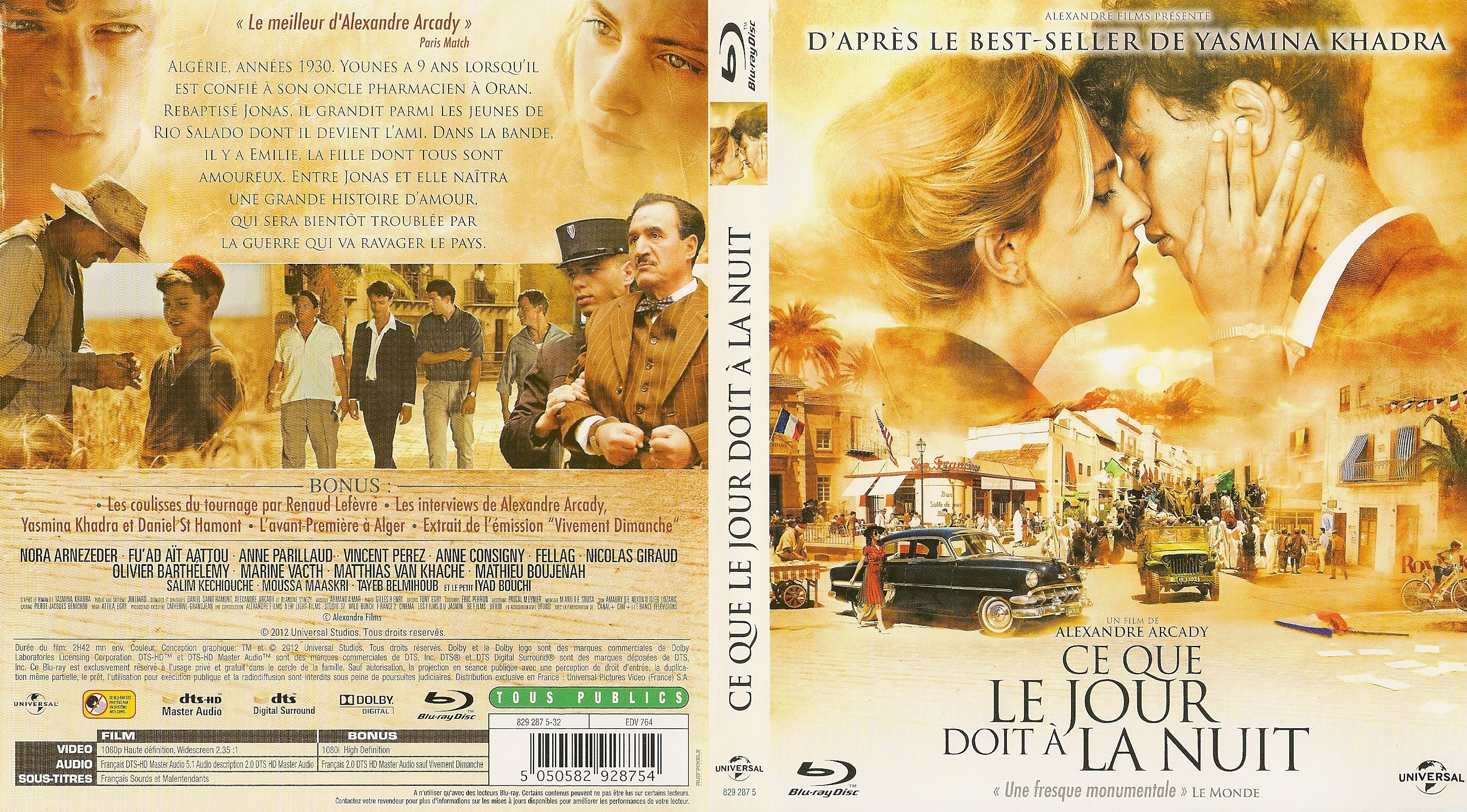 Jaquette DVD Ce que le jour doit  la nuit (BLU-RAY)