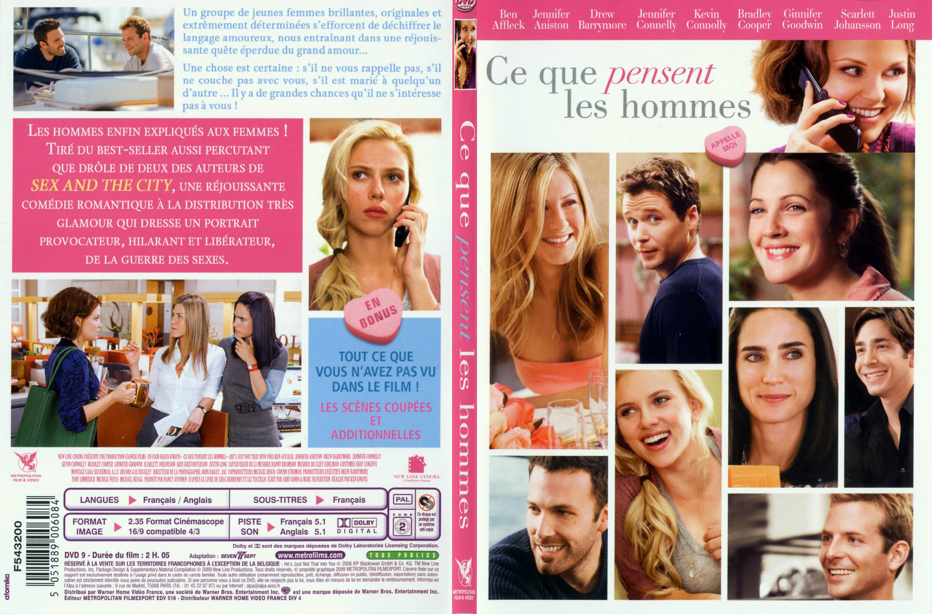 Jaquette DVD Ce que pensent les hommes - SLIM