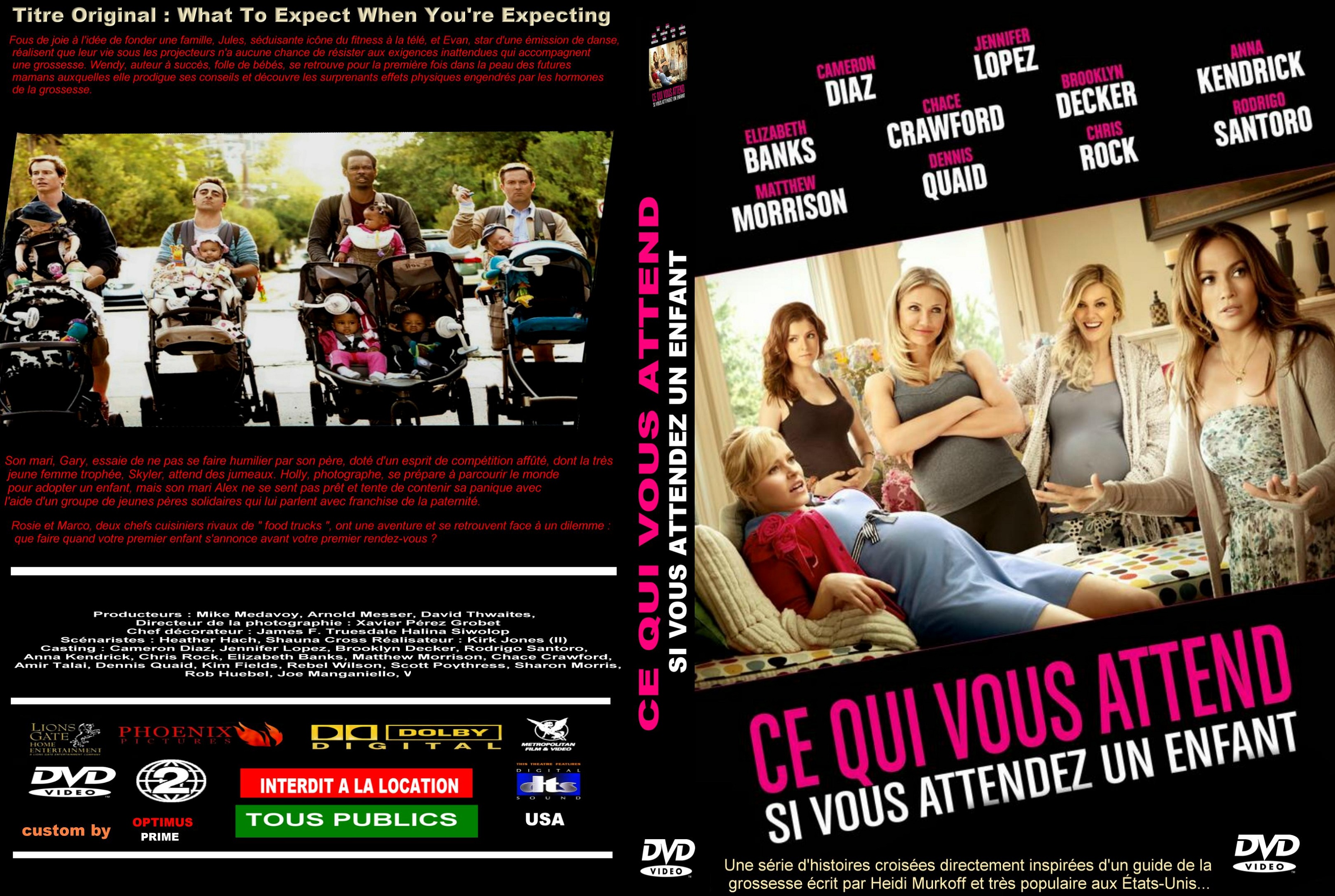 Jaquette DVD Ce qui vous attend si vous attendez un enfant custom