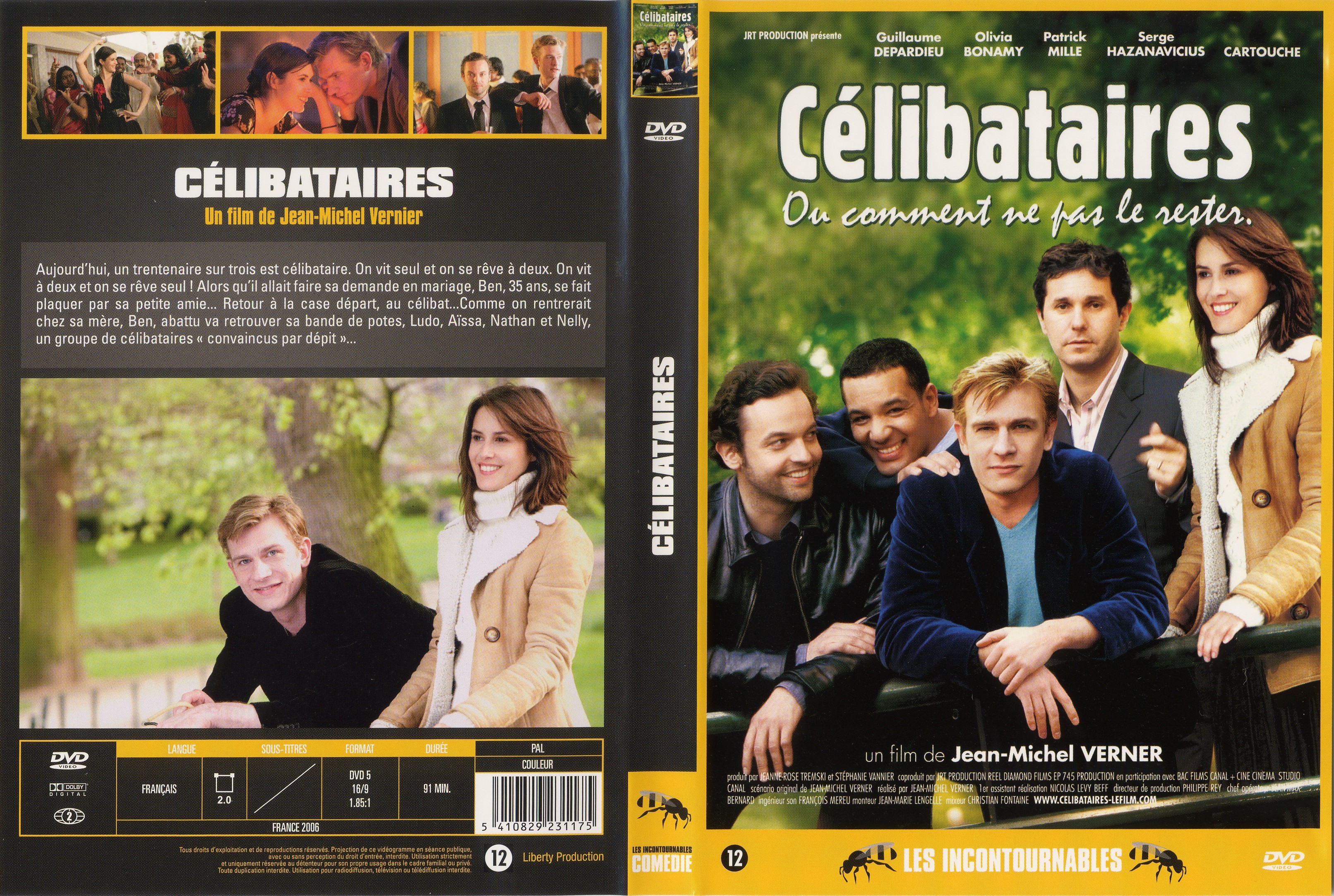 Jaquette DVD Celibataires