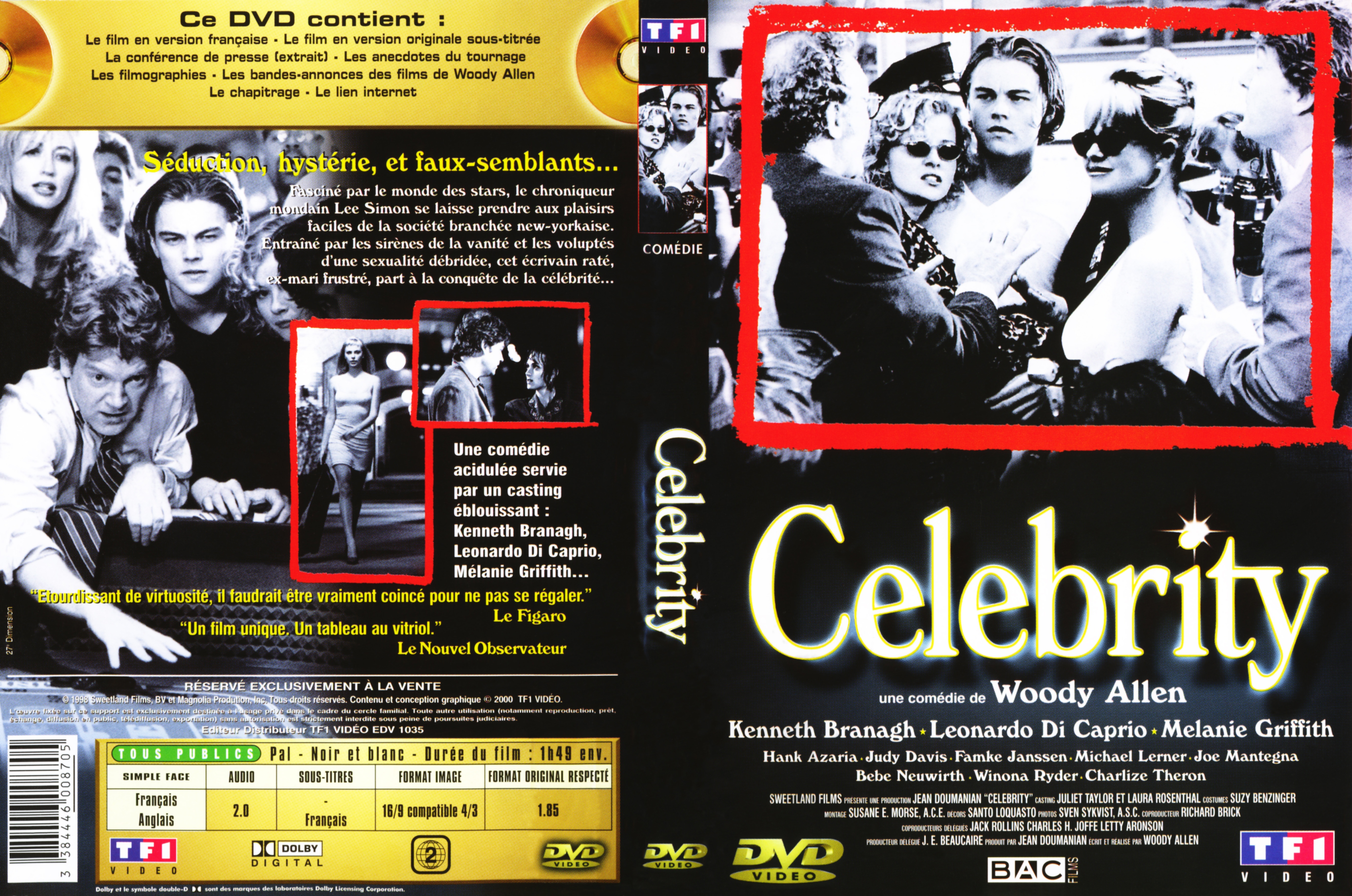 Jaquette DVD Celibrity