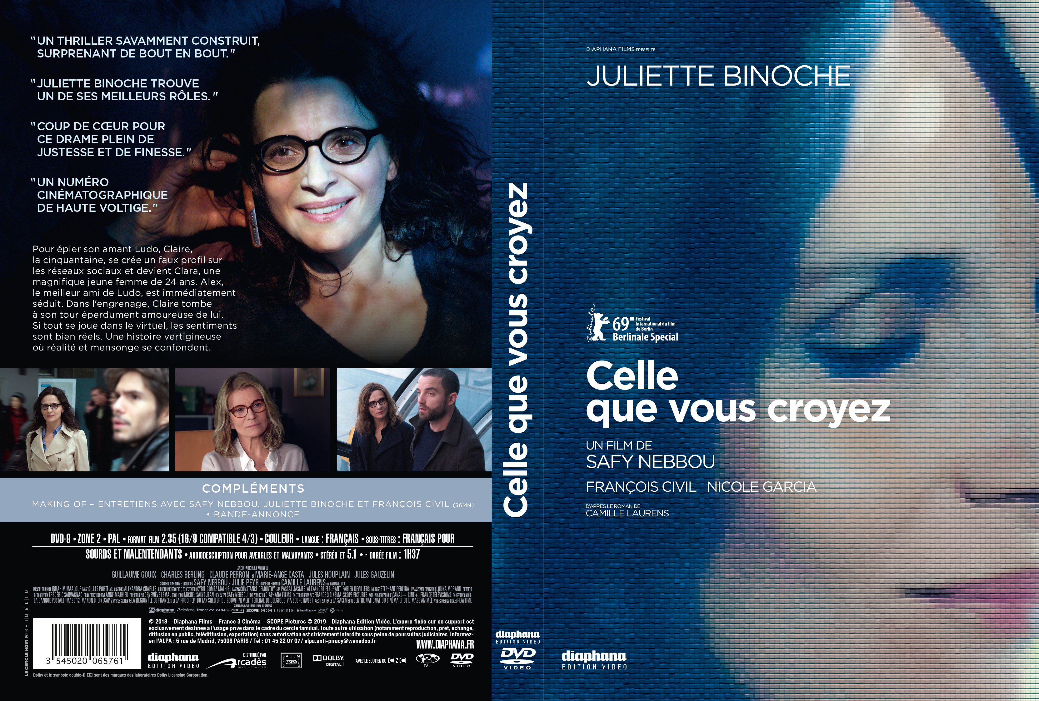 Jaquette DVD Celle que vous croyez