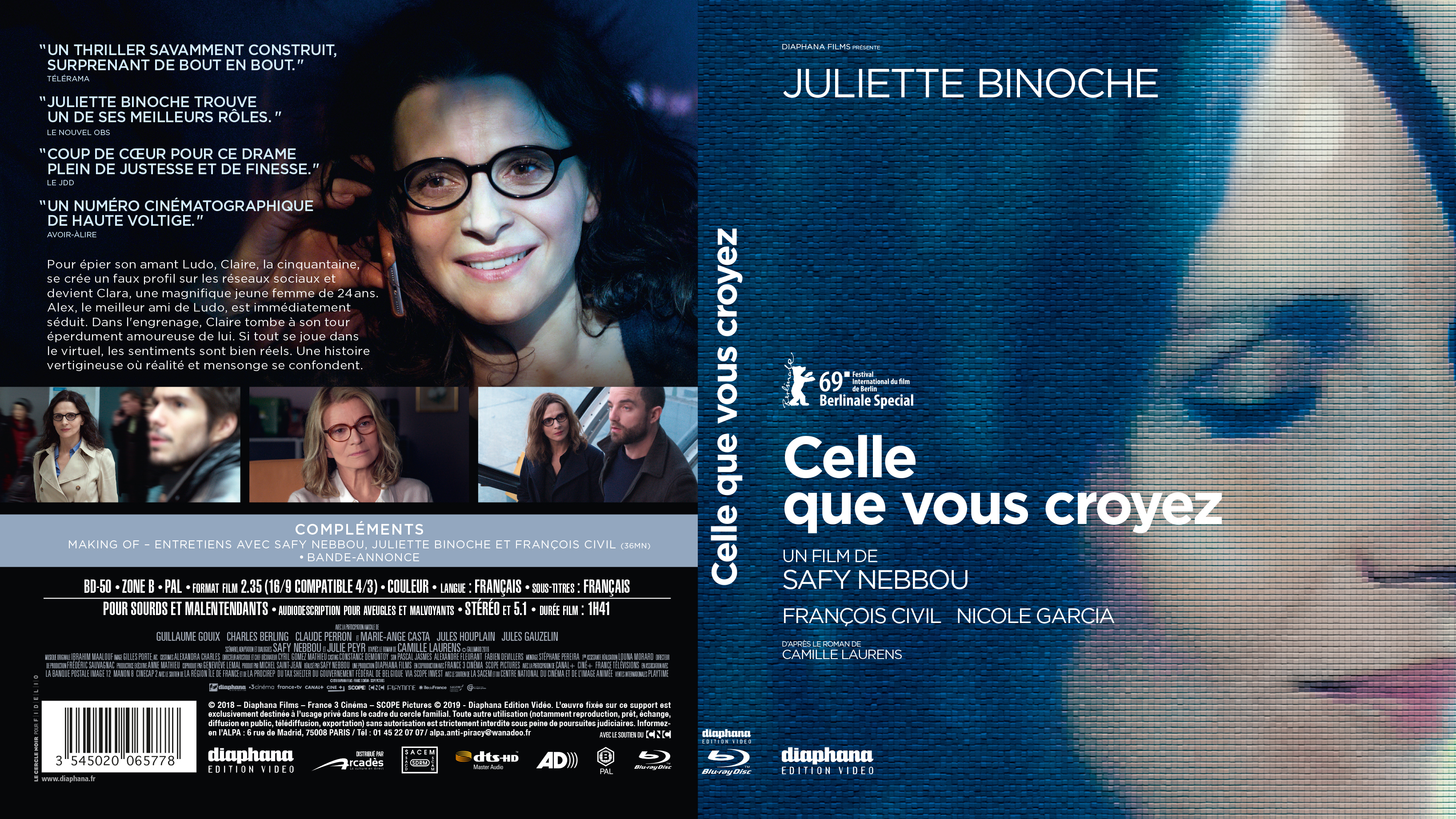 Jaquette DVD Celle que vous croyez (BLU-RAY)