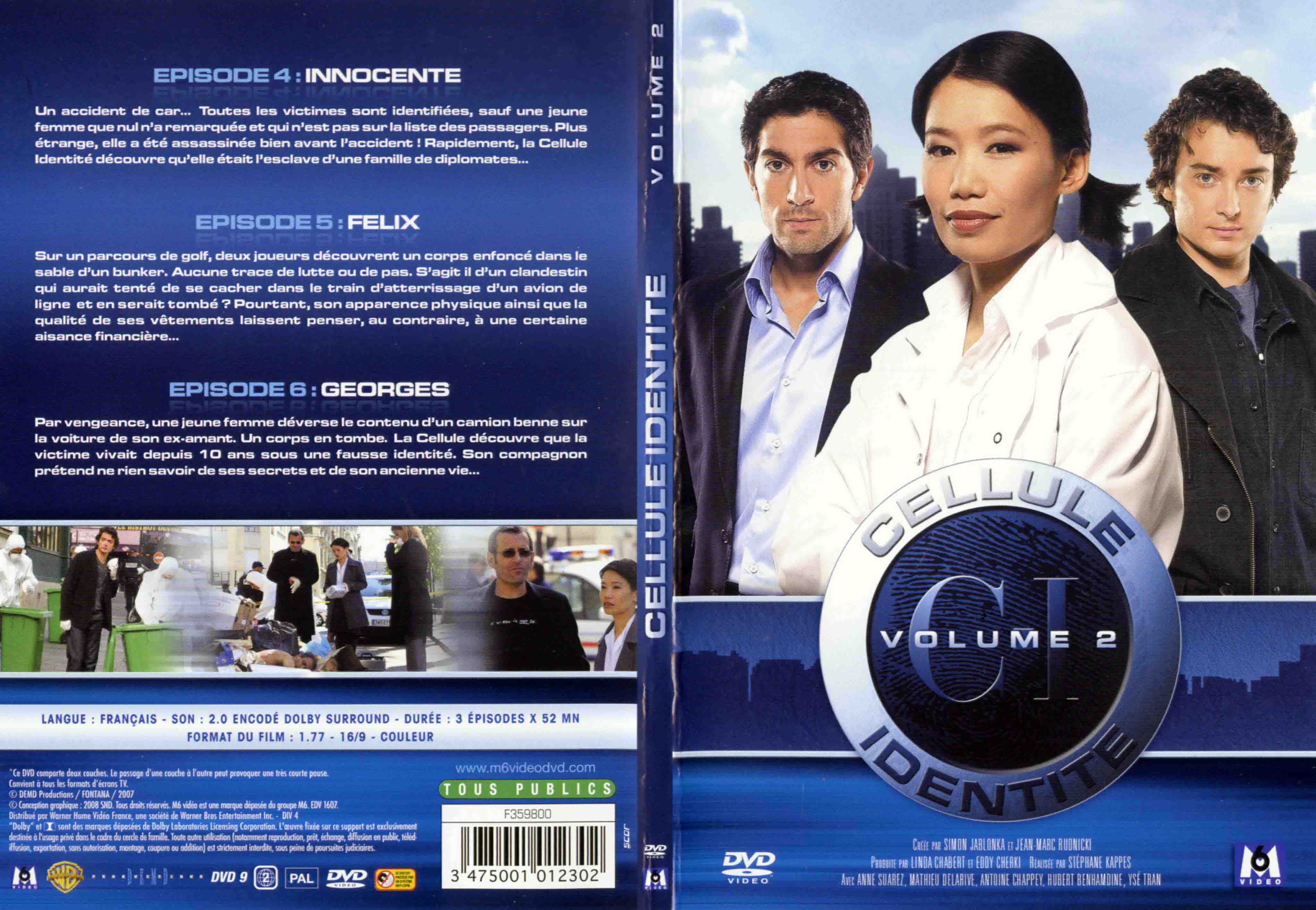 Jaquette DVD Cellule identit vol 02