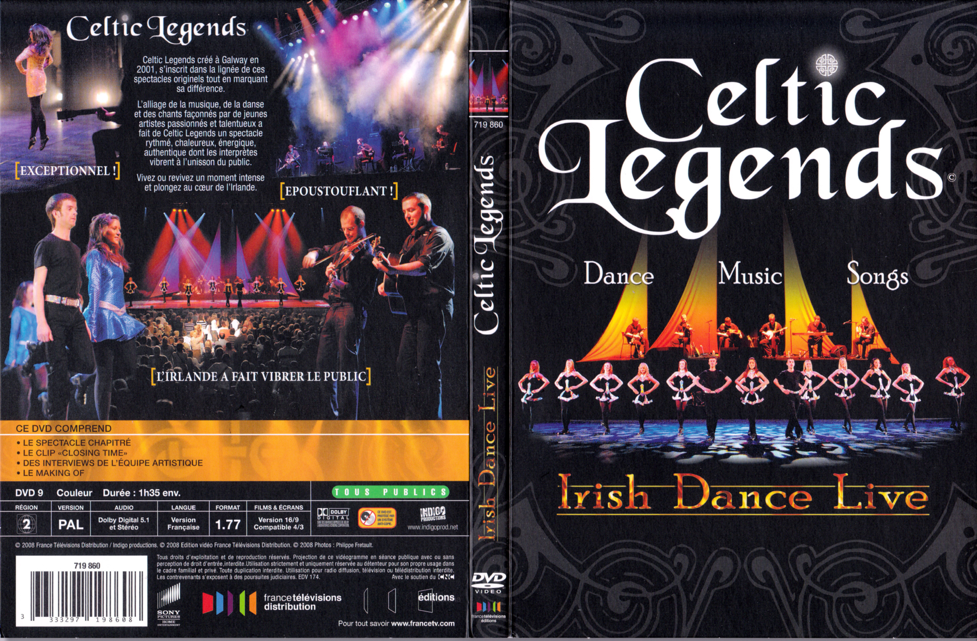 Jaquette DVD Celtic Legends